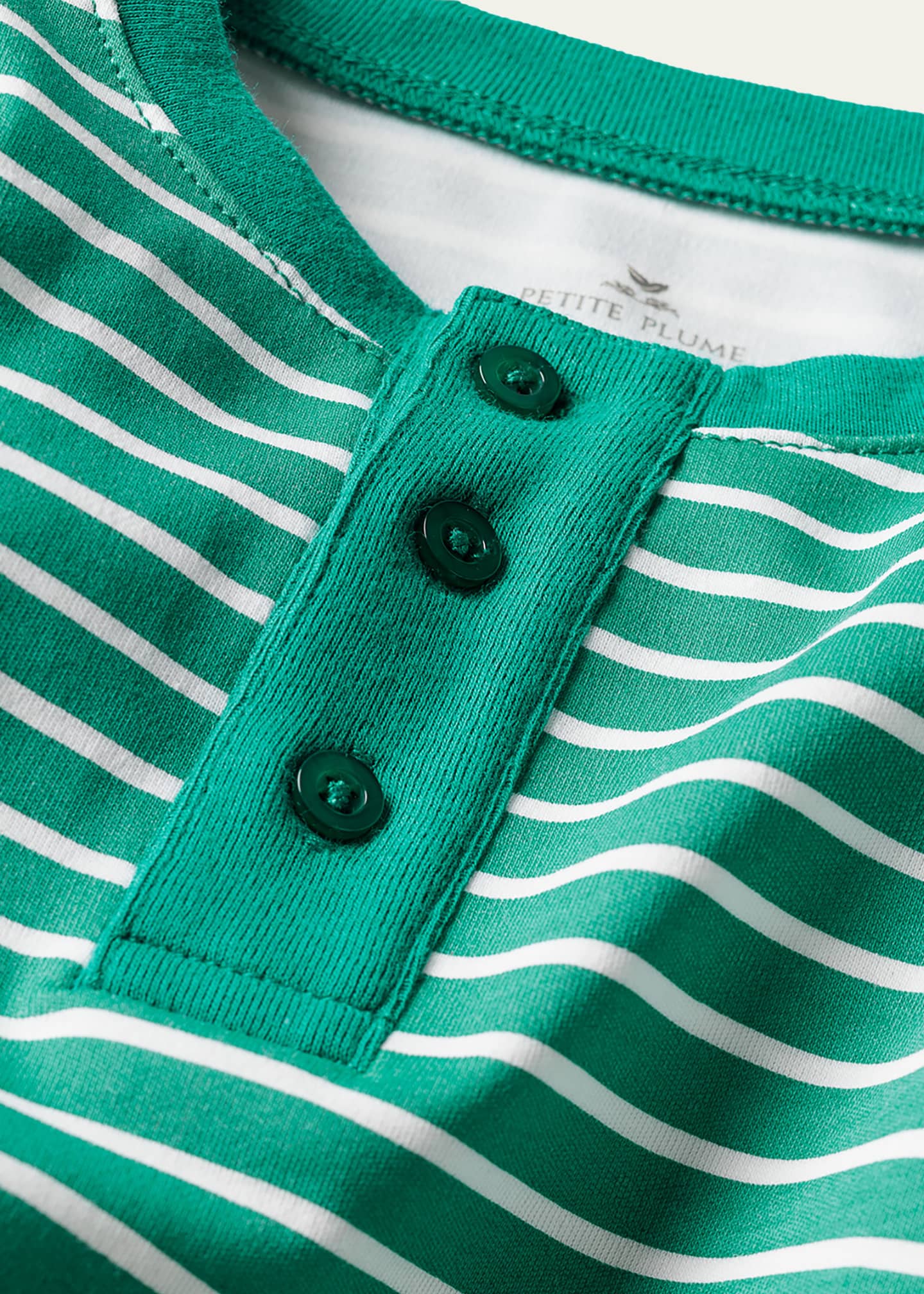 Petite Plume Boy's Striped Two-Piece Pajama Set, Size 2-14 Image 2 of 5