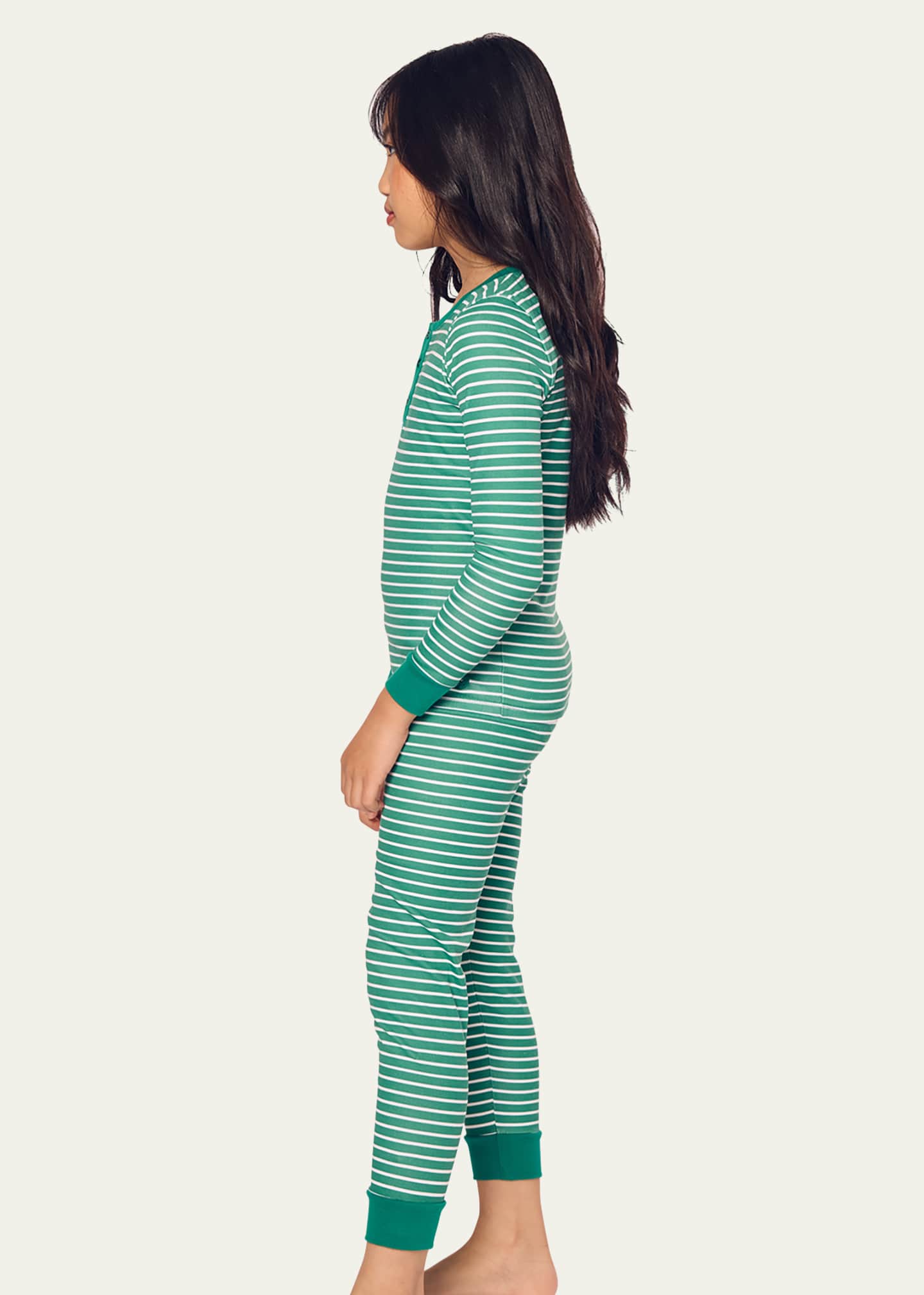 Petite Plume Boy's Striped Two-Piece Pajama Set, Size 2-14 Image 4 of 5