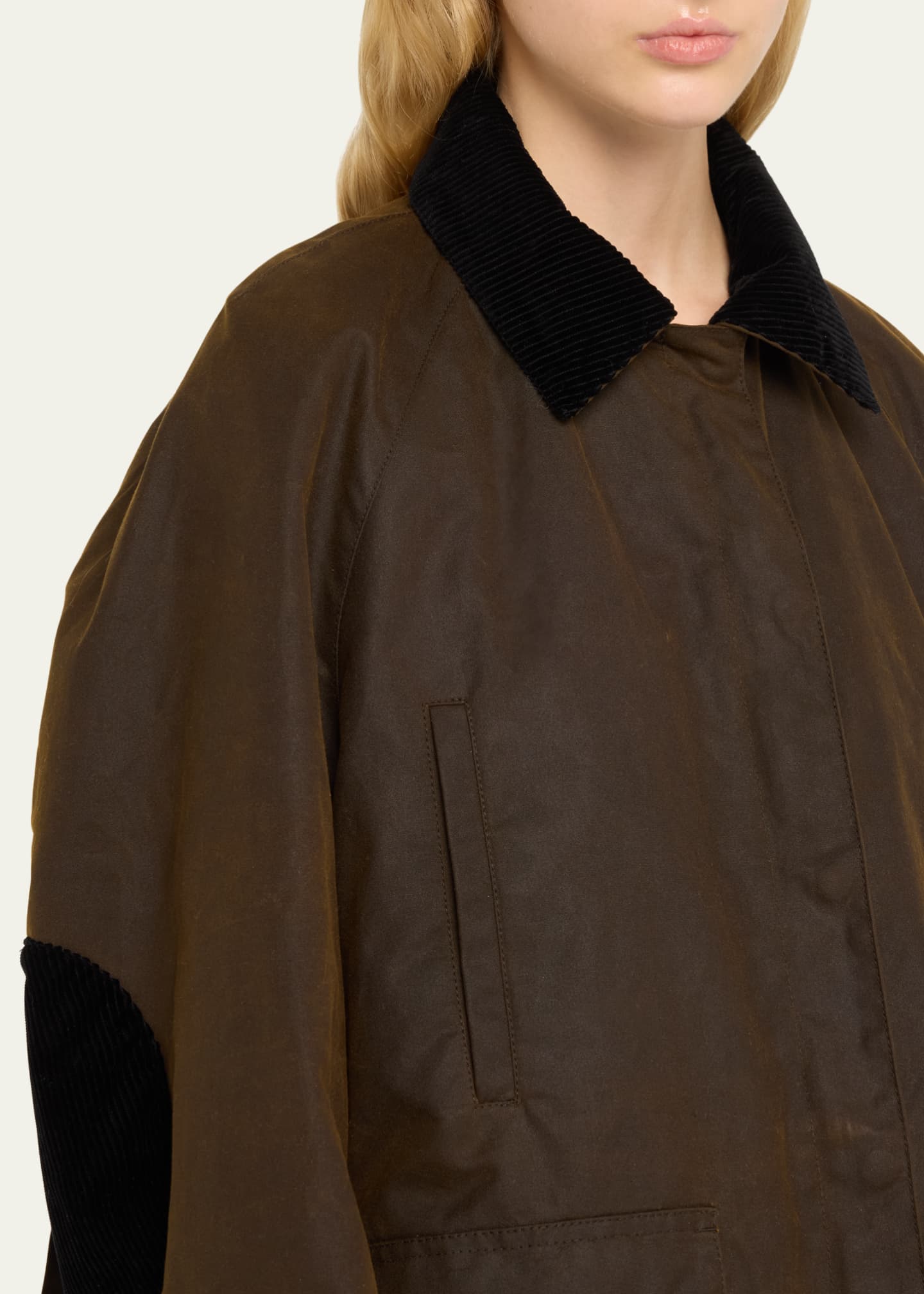 Toteme Country Waxed Oversized Jacket - Bergdorf Goodman