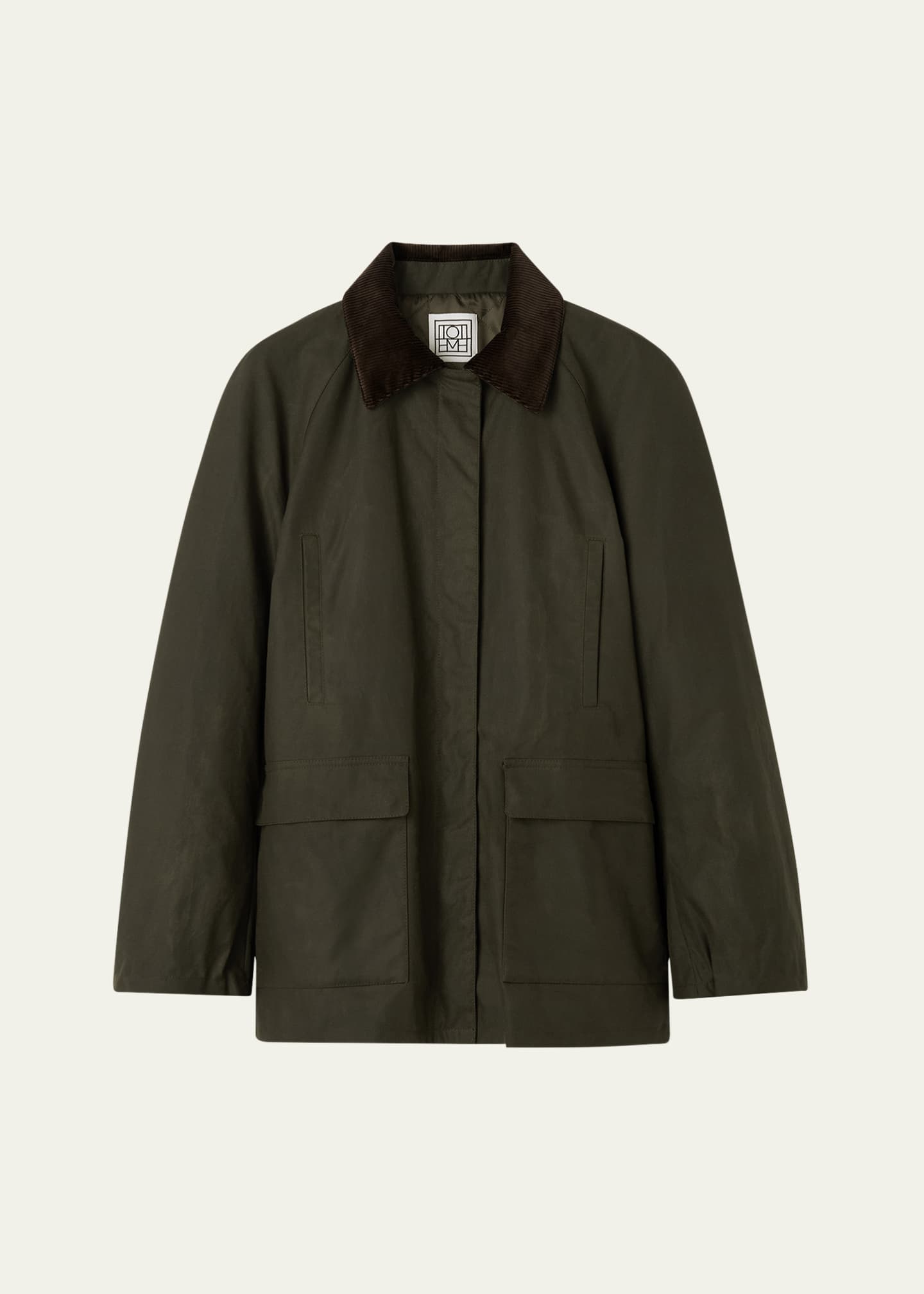 ジャケット TOTEME OVERSIZE COUNTRY JACKET IN WAXED COTTON Toteme Country Waxed Oversized Jacket - Bergdorf Goodman