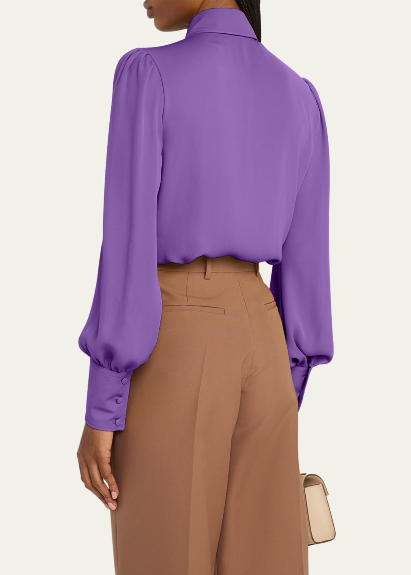 Valentino Garavani Silk Button Down Blouse Image 3 of 5
