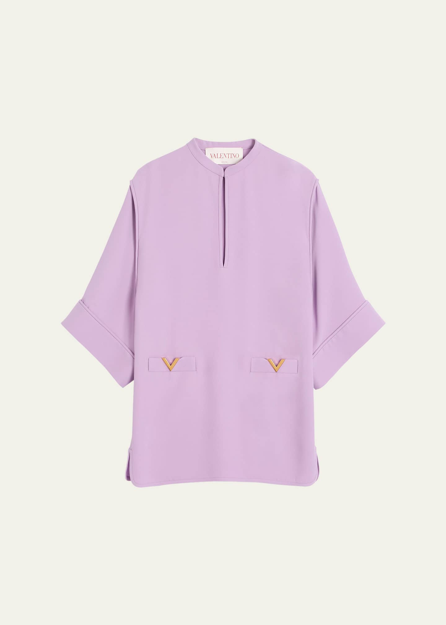 Valentino Garavani Wide Sleeve Mini Dress Image 1 of 4