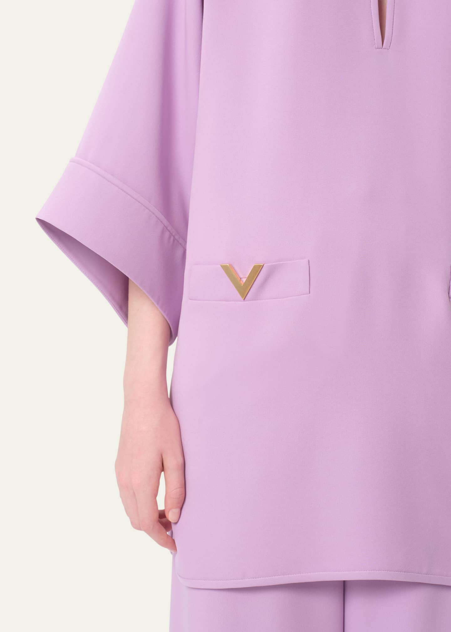 Valentino Garavani Wide Sleeve Mini Dress Image 4 of 4