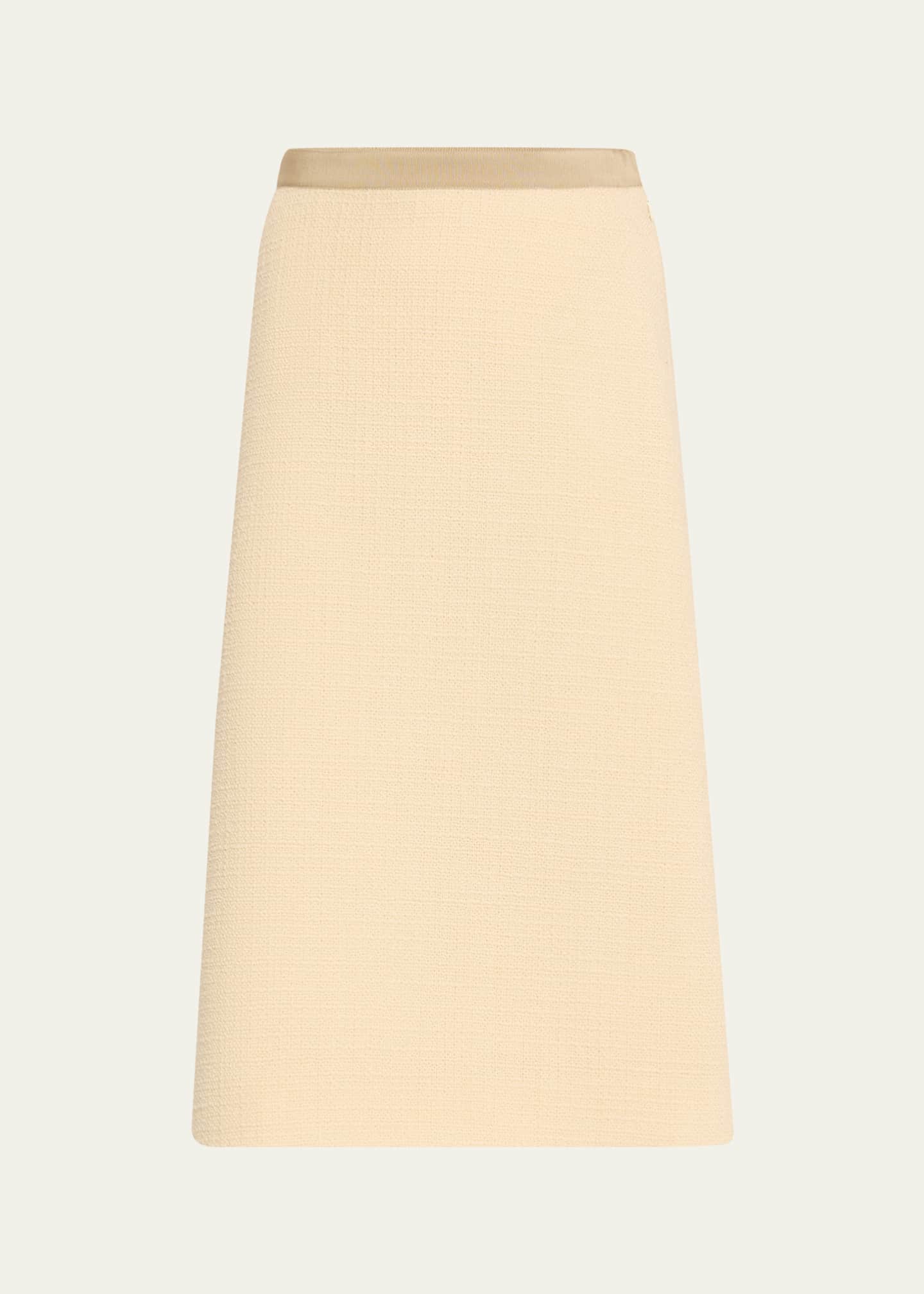 Valentino Garavani Tweed High Waist Skirt Image 1 of 5