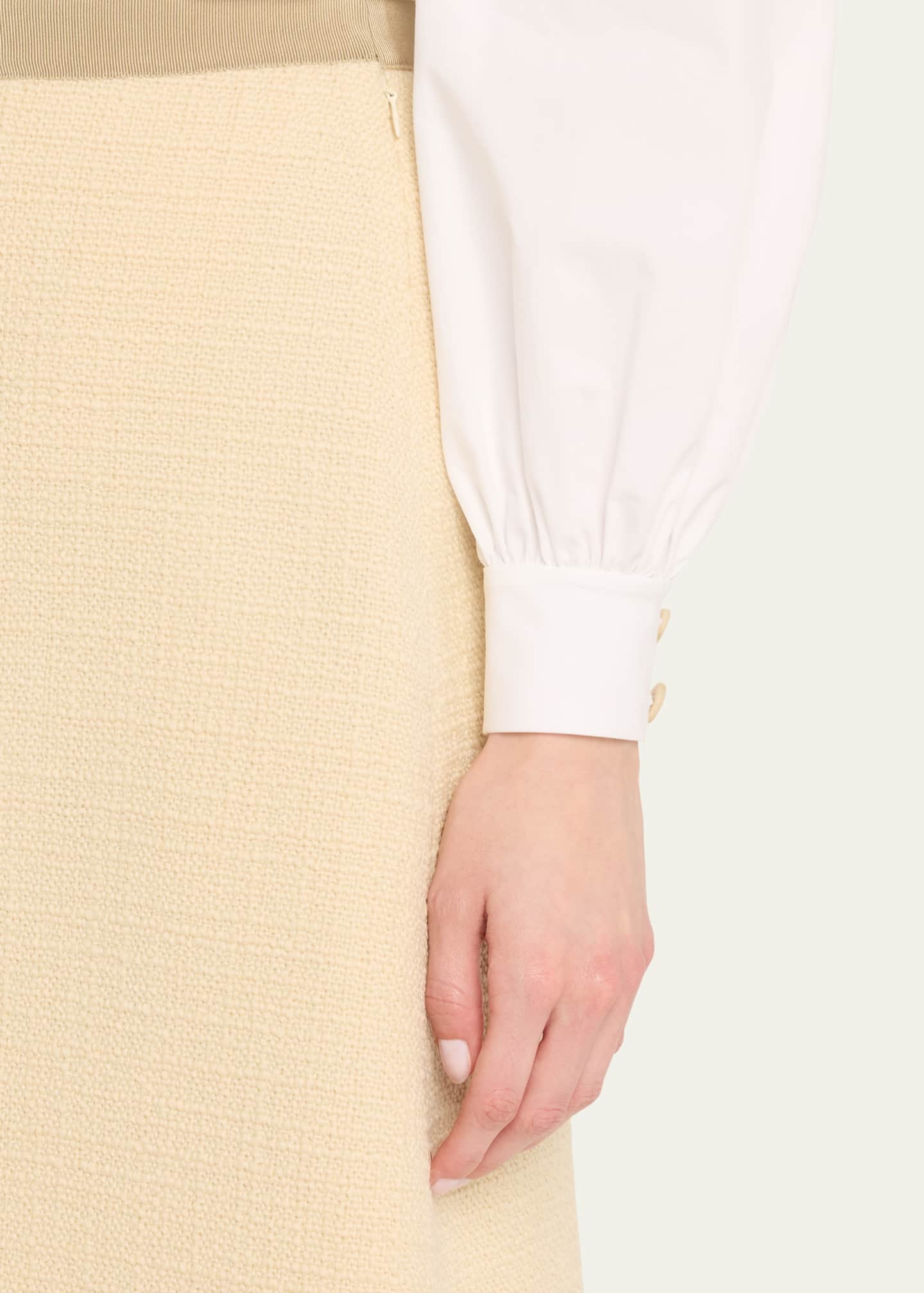 Valentino Garavani Tweed High Waist Skirt Image 5 of 5