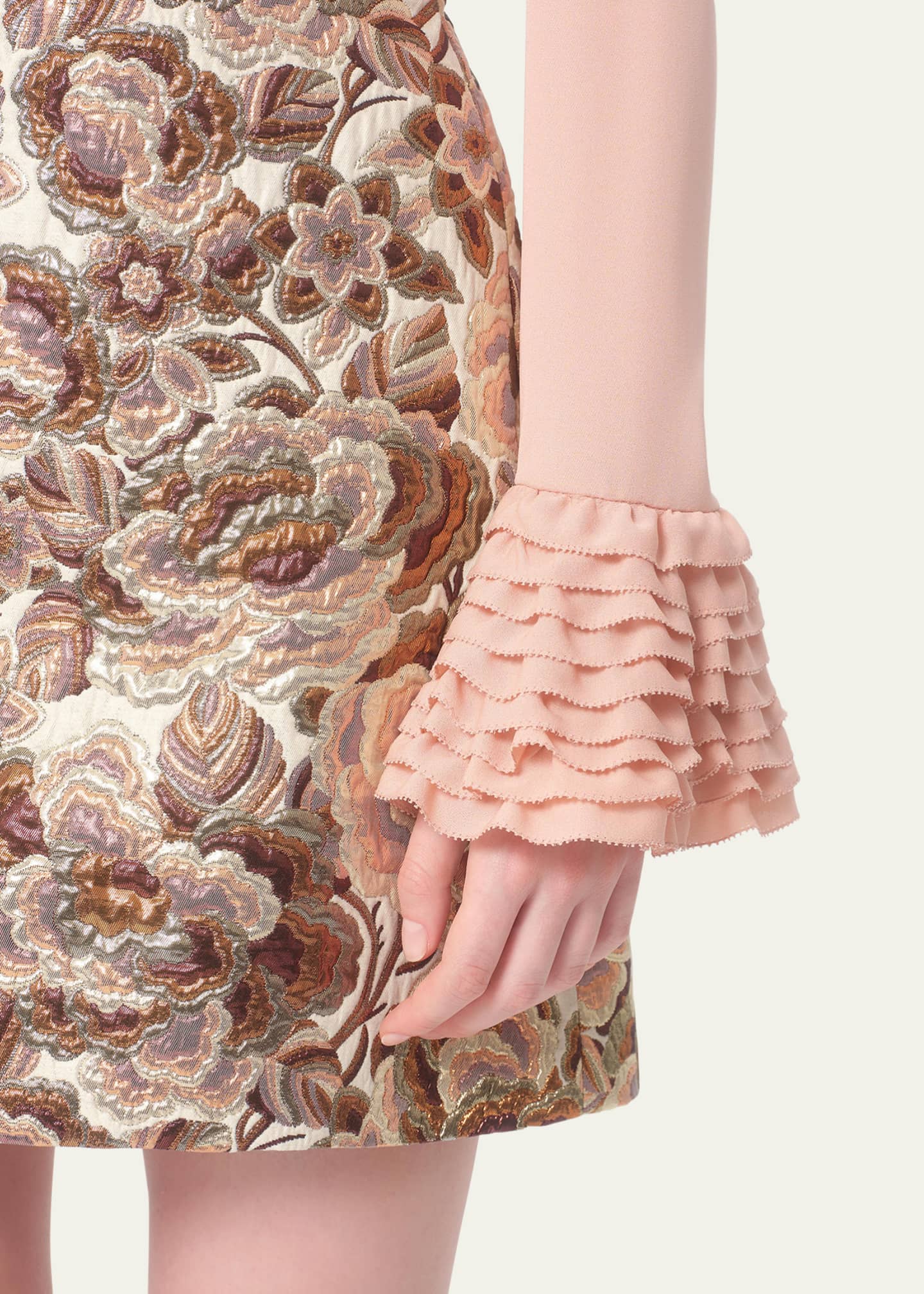 Valentino Garavani Tiered Ruffle Button Down Blouse Image 5 of 5
