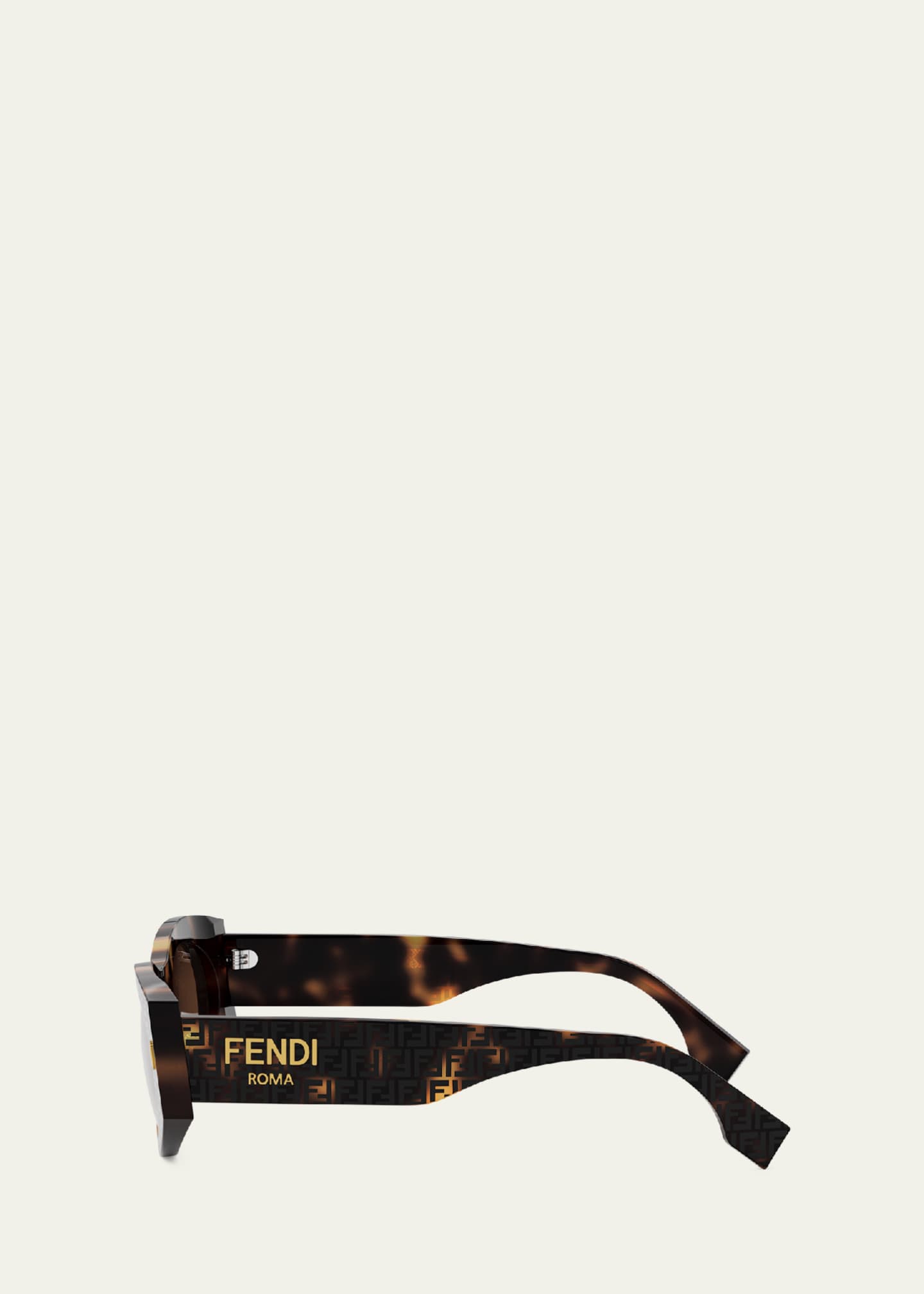 Fendi Roma Oval Acetate Sunglasses - Bergdorf Goodman