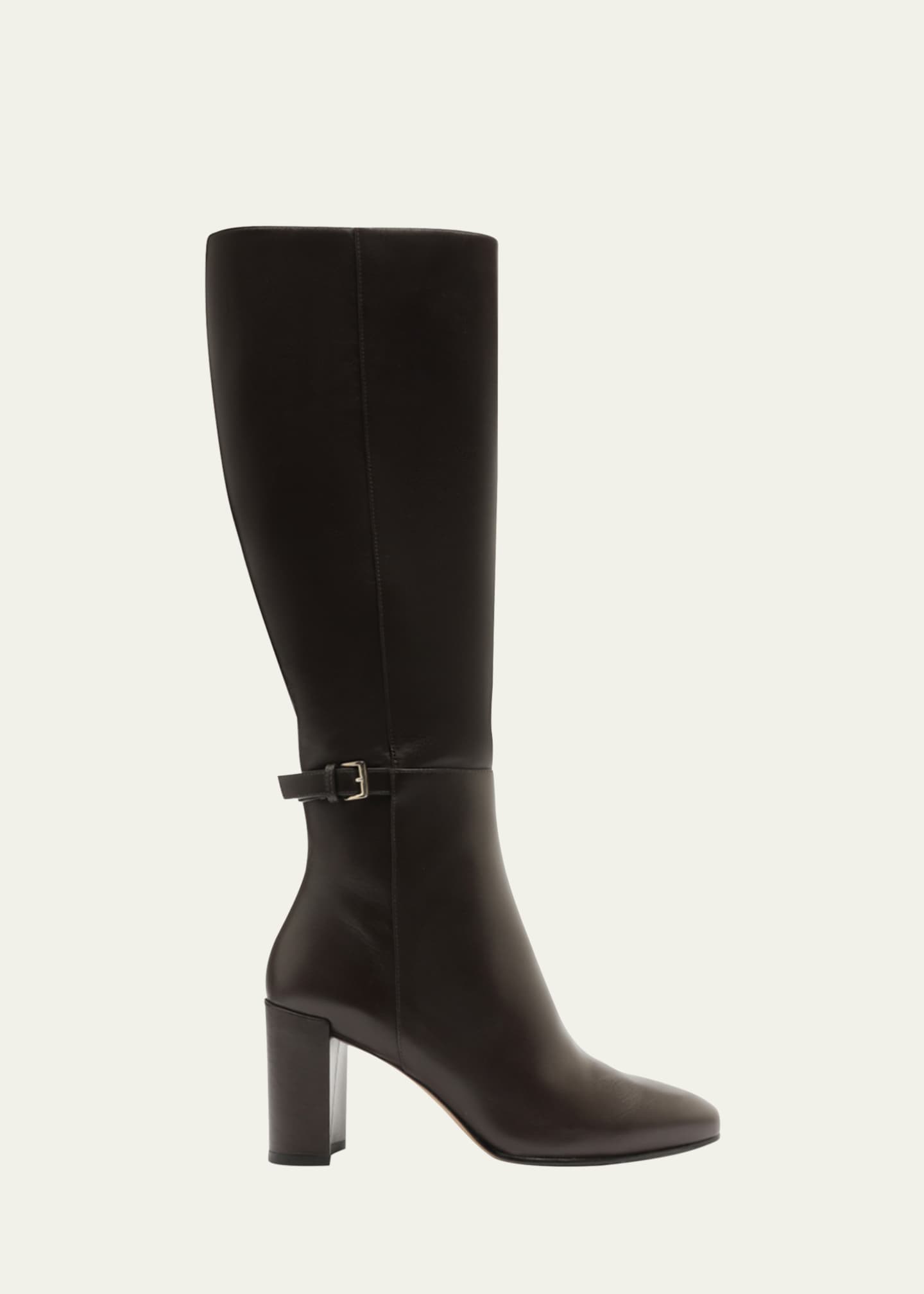 Alexandre Birman Candance Leather Buckle Knee Boots Image 1 of 3