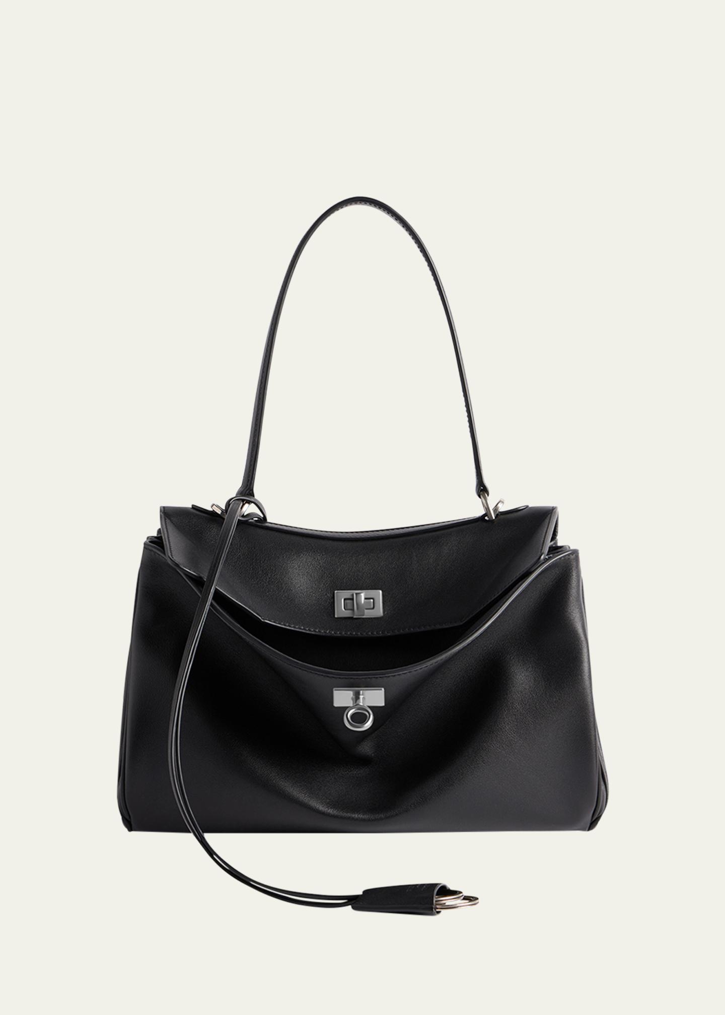 Balenciaga Rodeo Small Calfskin Top-Handle Bag - Bergdorf Goodman