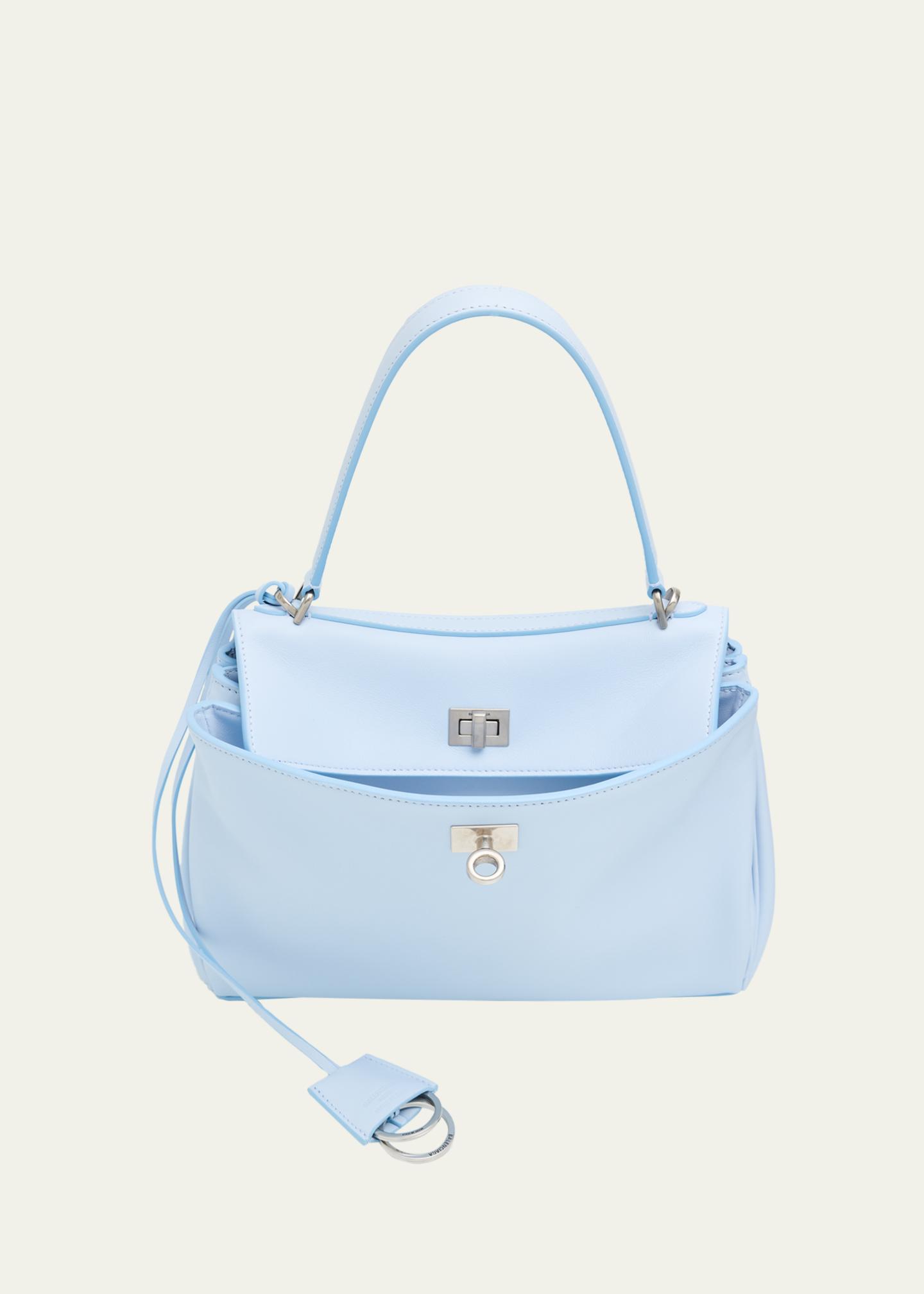 Balenciaga Rodeo Small Calfskin Top-Handle Bag - Bergdorf Goodman