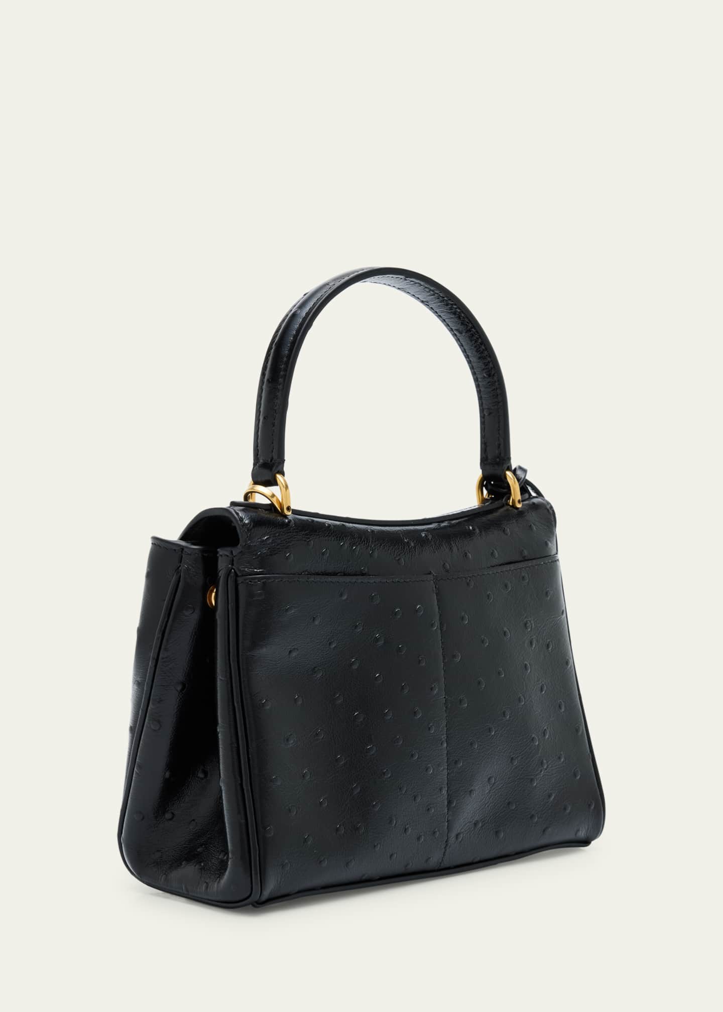Ostrich embossed handbags outlet