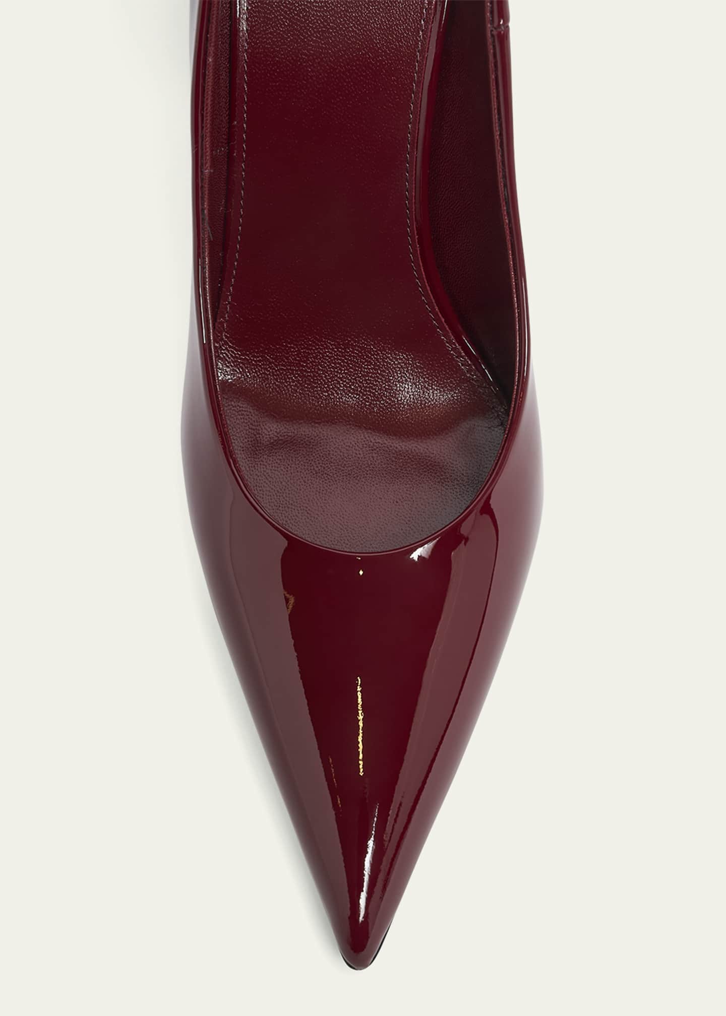 Saint Laurent Norma Glossy Leather Pumps Image 4 of 4