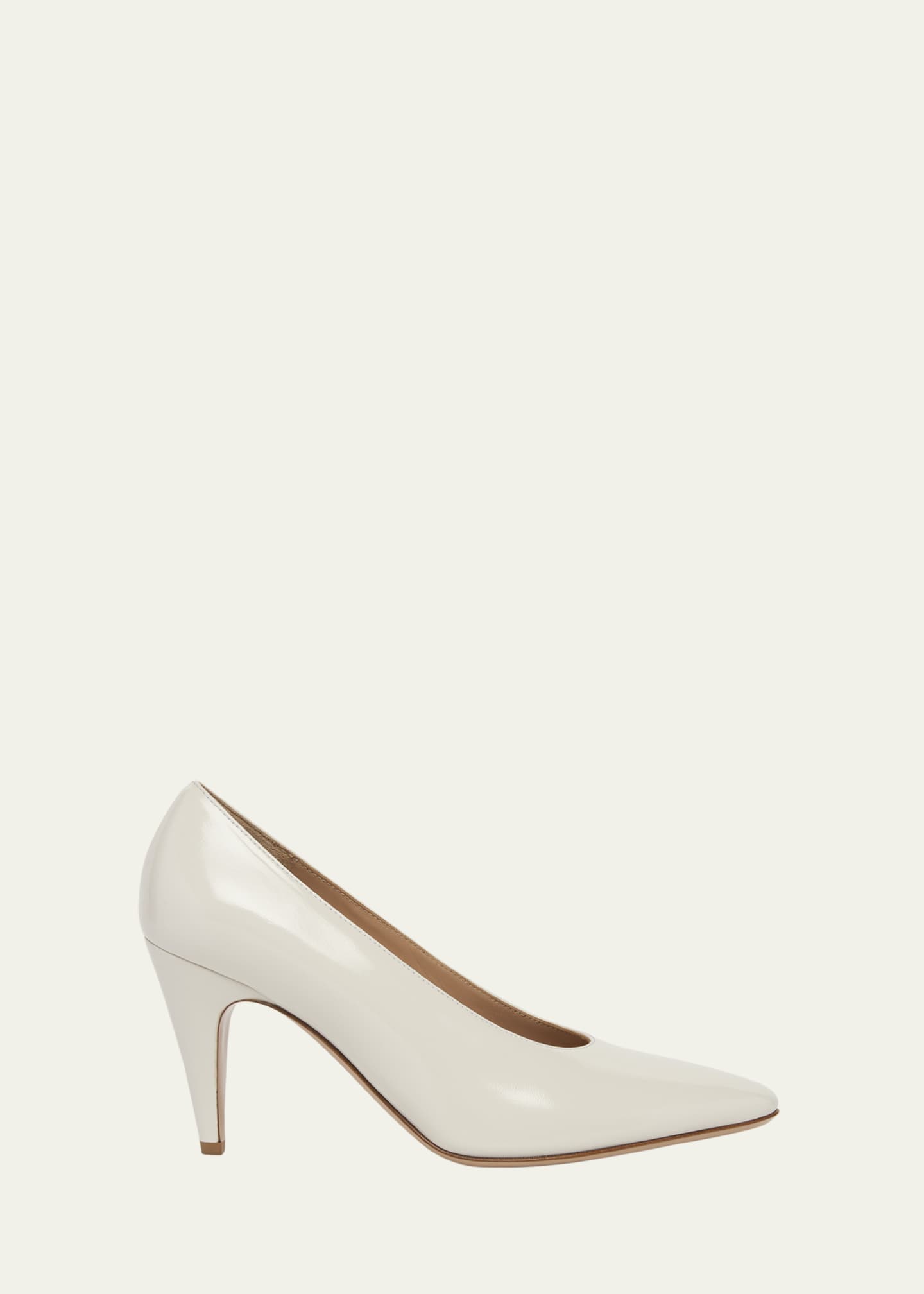 Gianvito Rossi Nuit Leather Stiletto Pumps Image 1 of 3