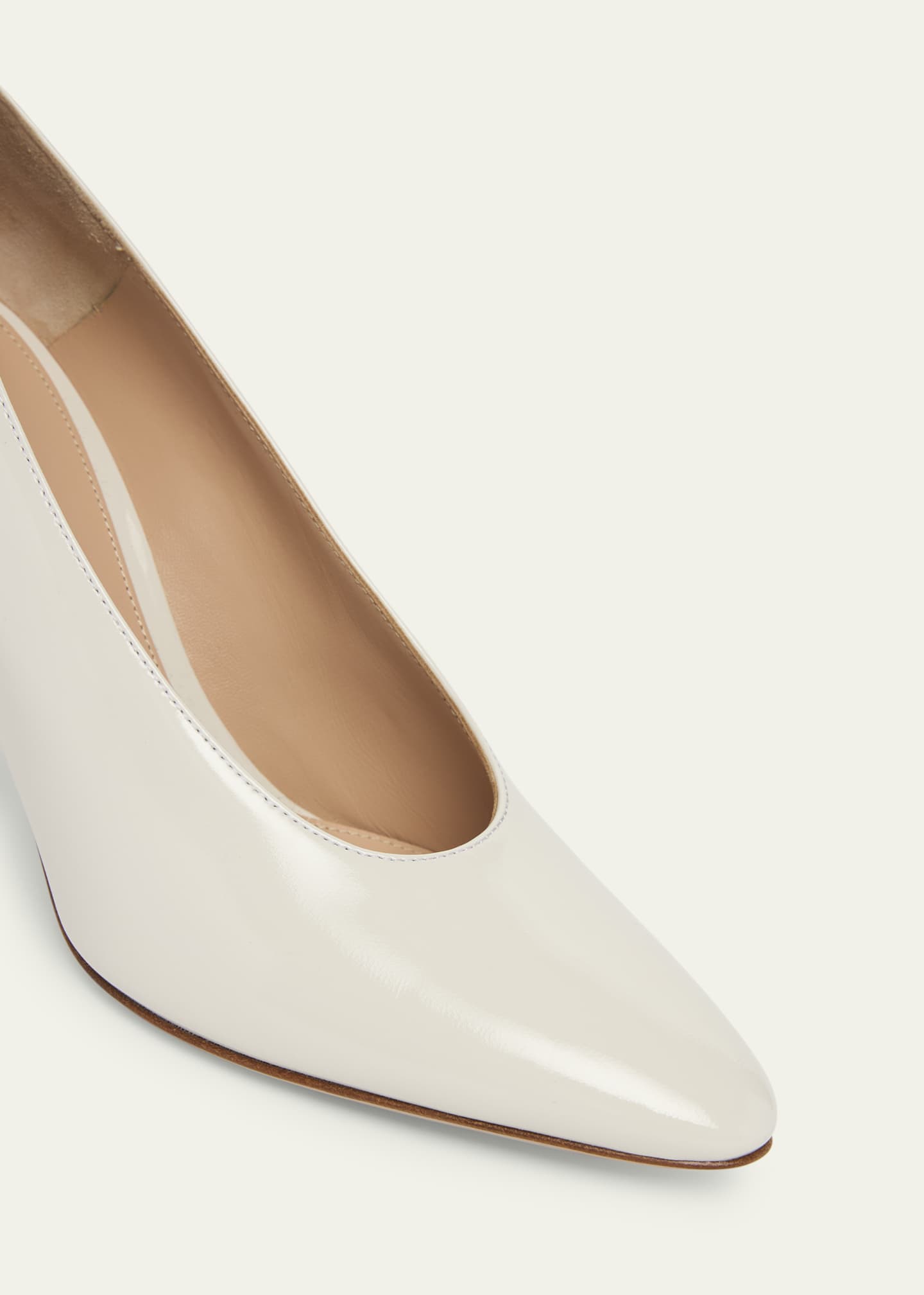 Gianvito Rossi Nuit Leather Stiletto Pumps Image 3 of 3