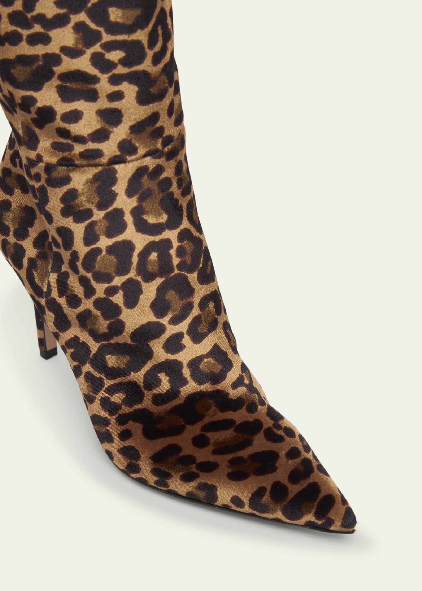 Rossi leopard boots top