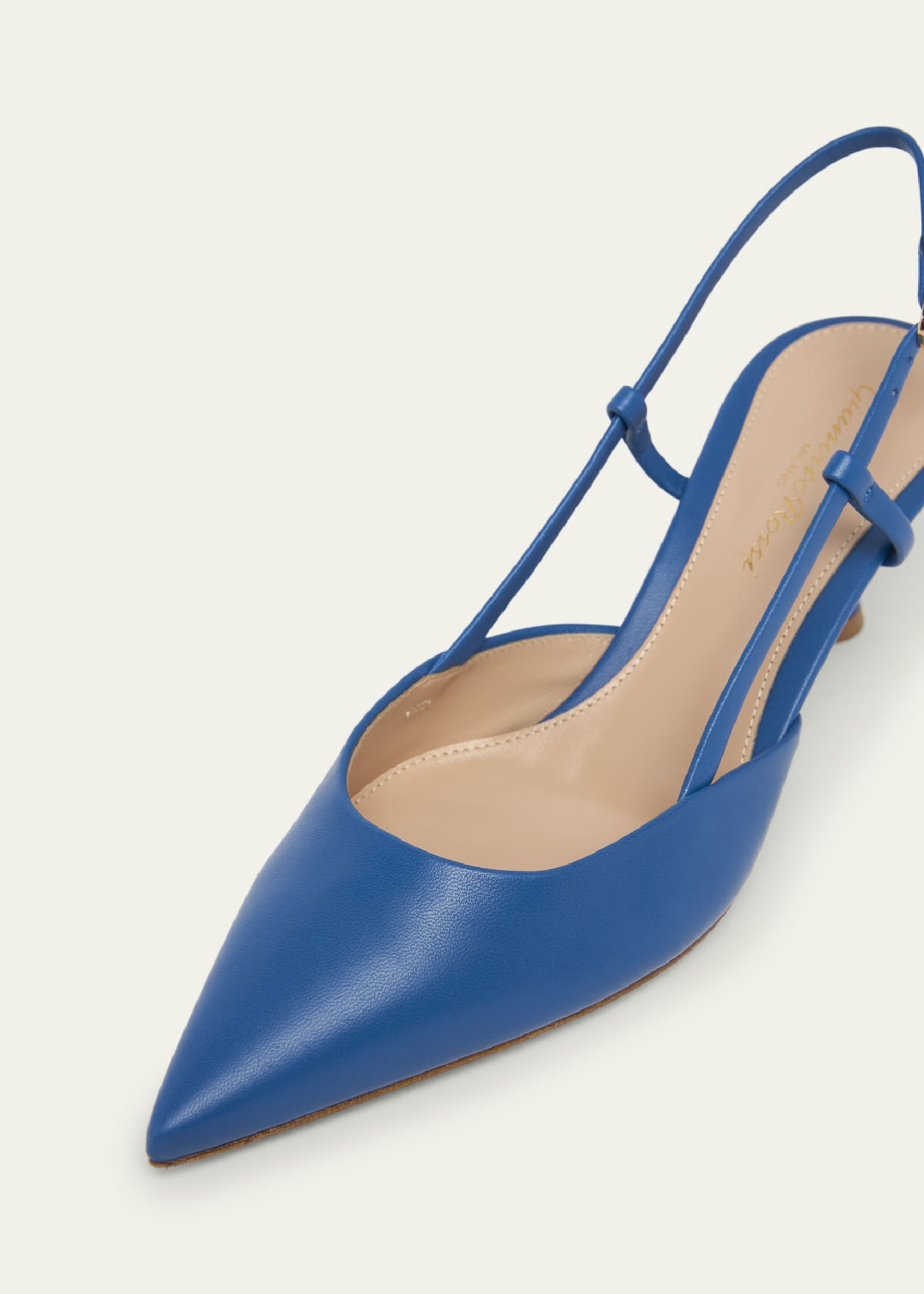 gianvito rossi agata 60 leather slingback pumps