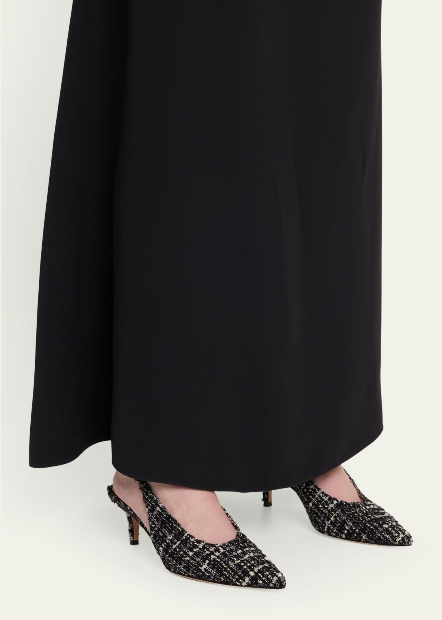 Gianvito Rossi Robbie Boucle Slingback Pumps Image 2 of 6