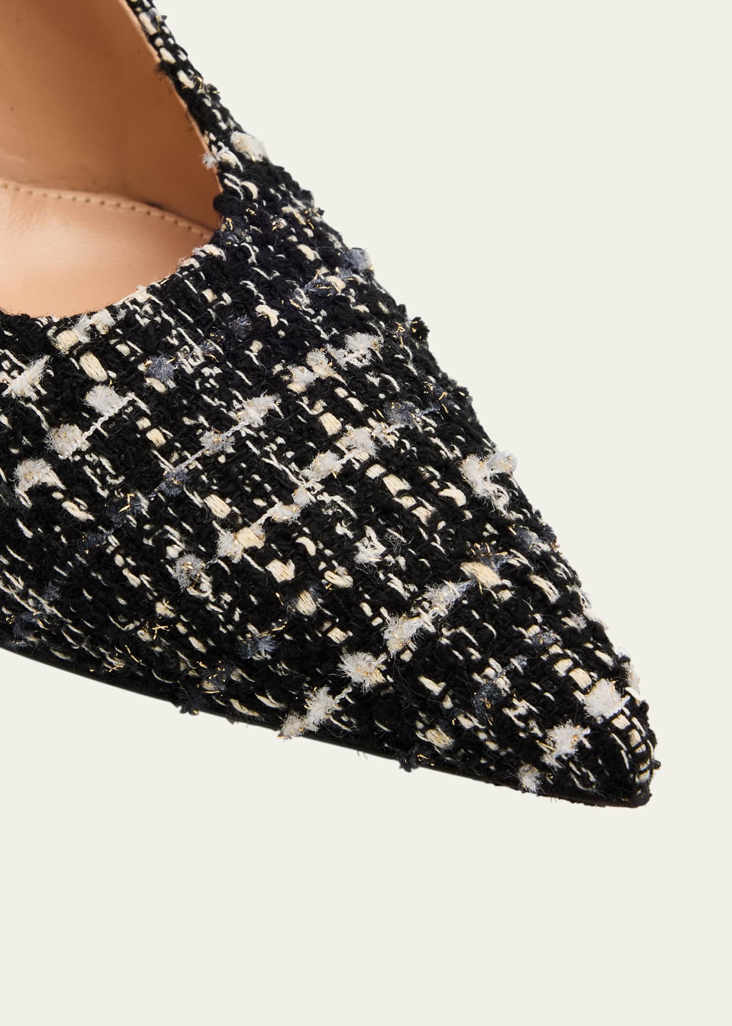 Gianvito Rossi Robbie Boucle Slingback Pumps Image 6 of 6