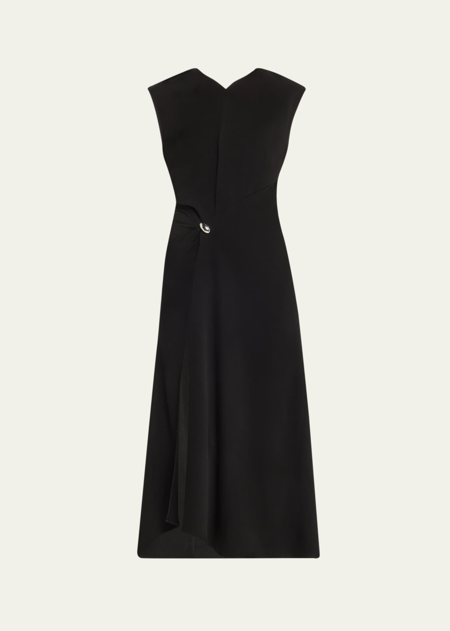 A.L.C. Mary V-Neck A-Line Midi Dress Image 1 of 5