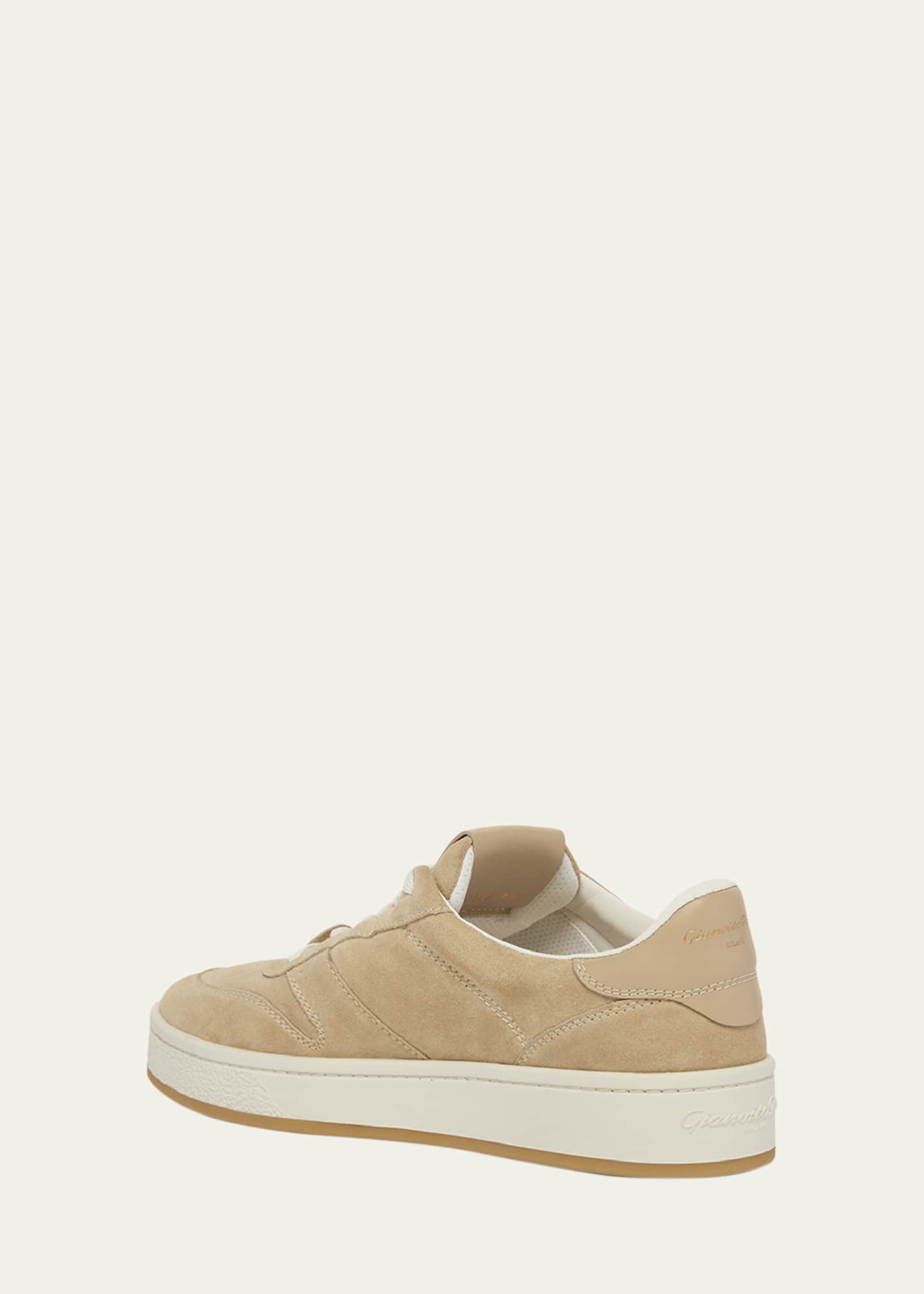 Gianvito Rossi Slam Suede Low-Top Sneakers Image 2 of 3