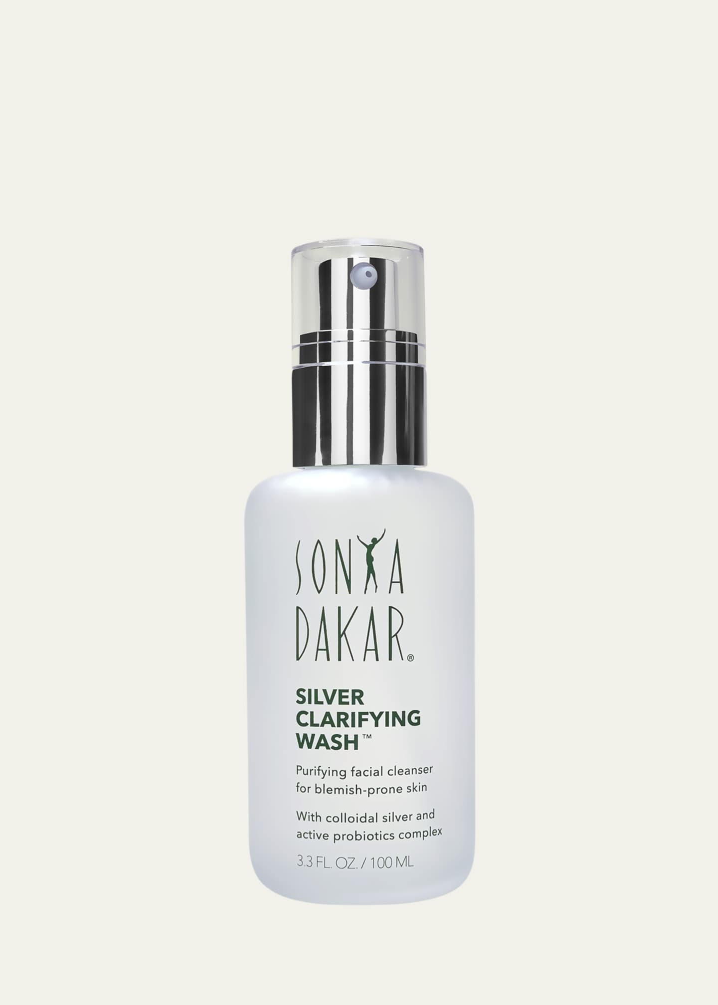 Sonya Dakar Silver Clarifying Facial Wash, 3.3 oz.