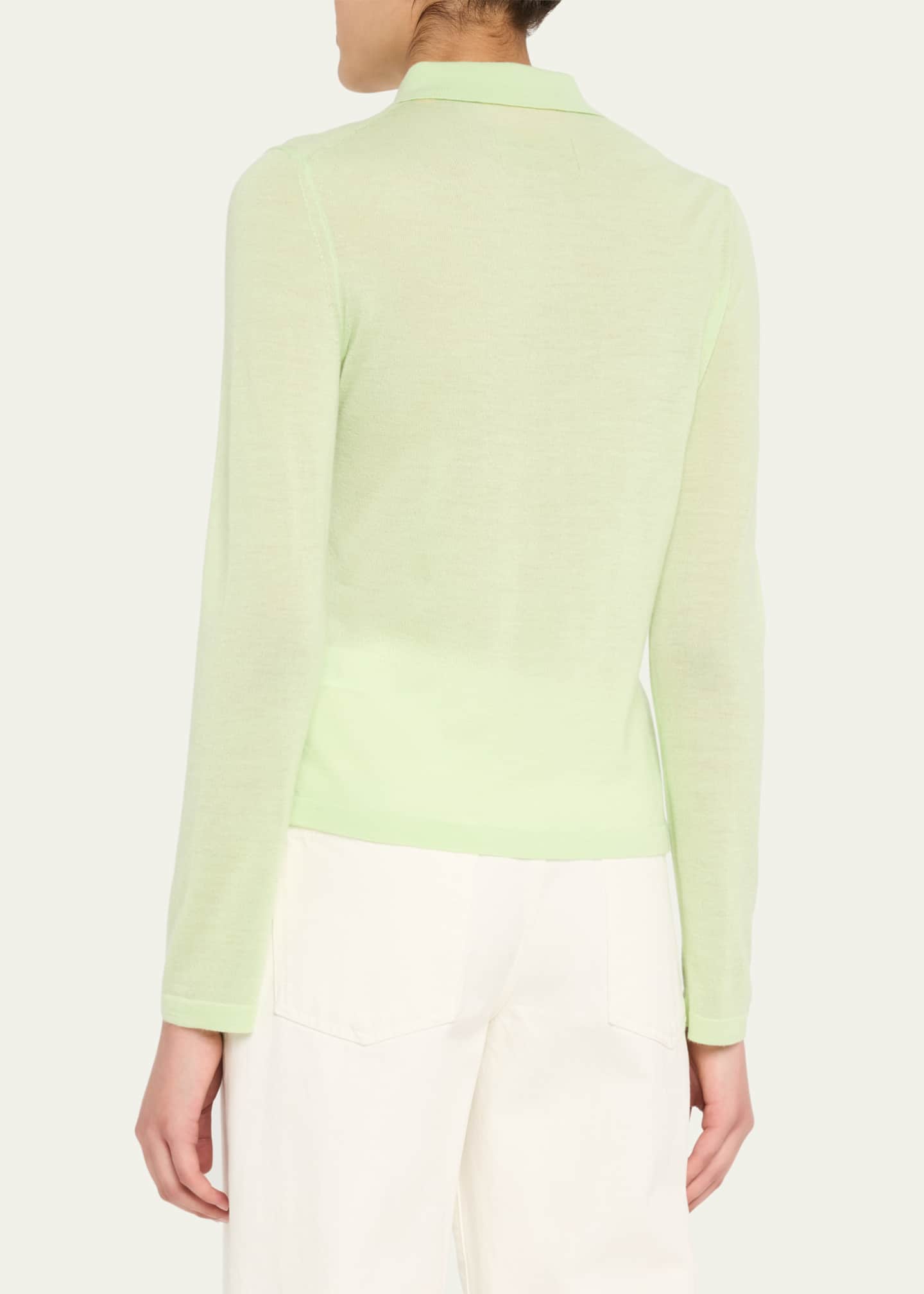 Guest in Residence Elle Cashmere Button-Front Shirt Image 3 of 5