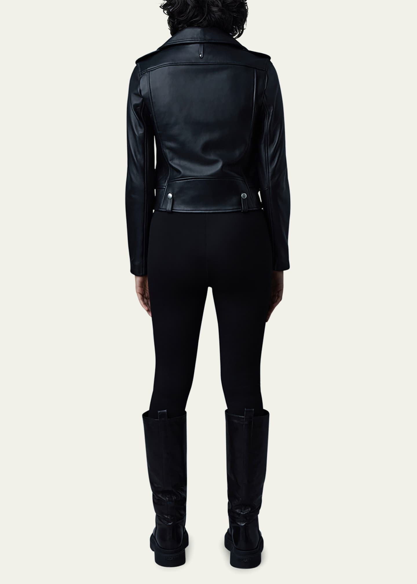 Mackage Baya Leather Biker Jacket Image 3 of 7