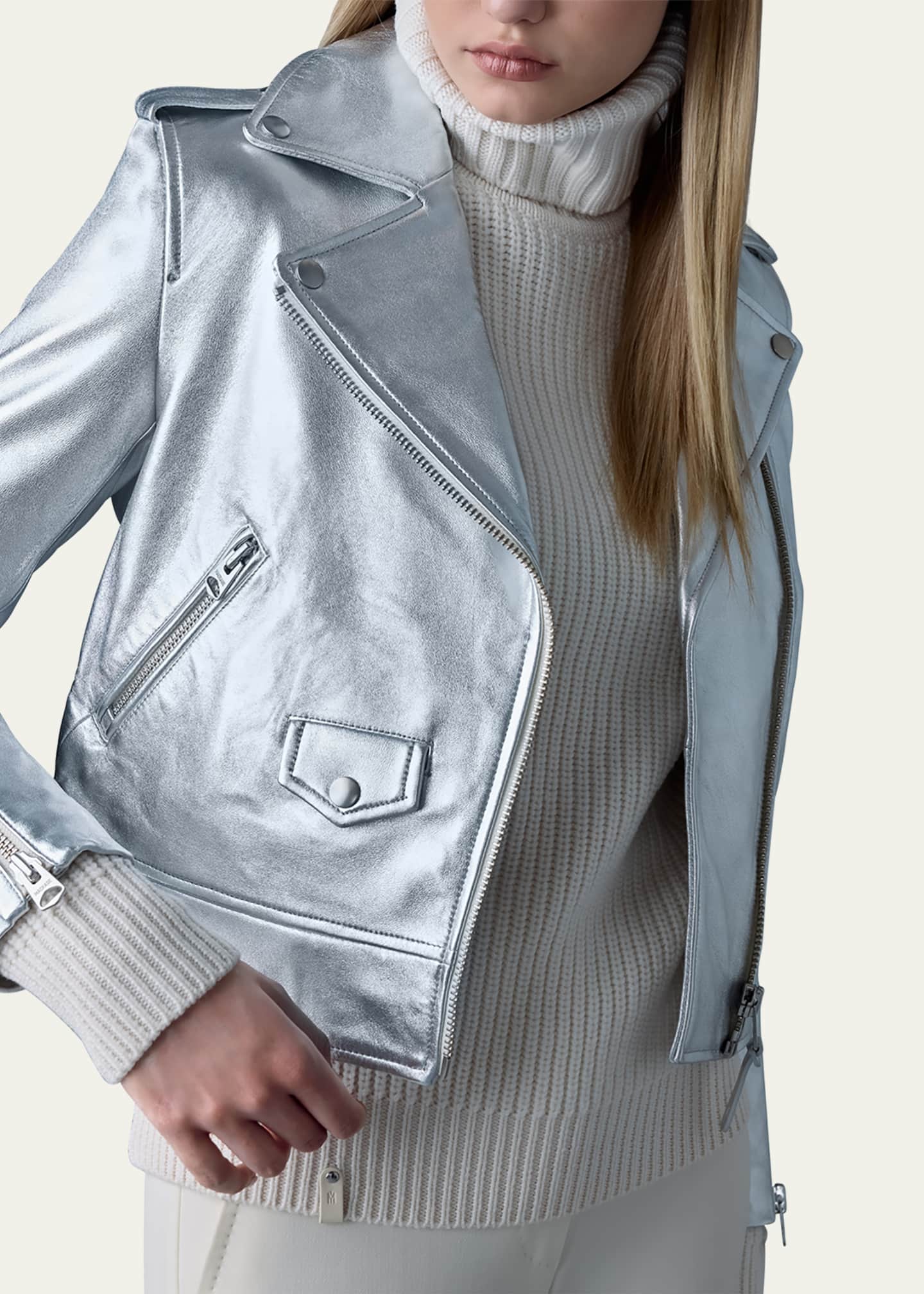 Mackage Baya Leather Biker Jacket Image 5 of 7