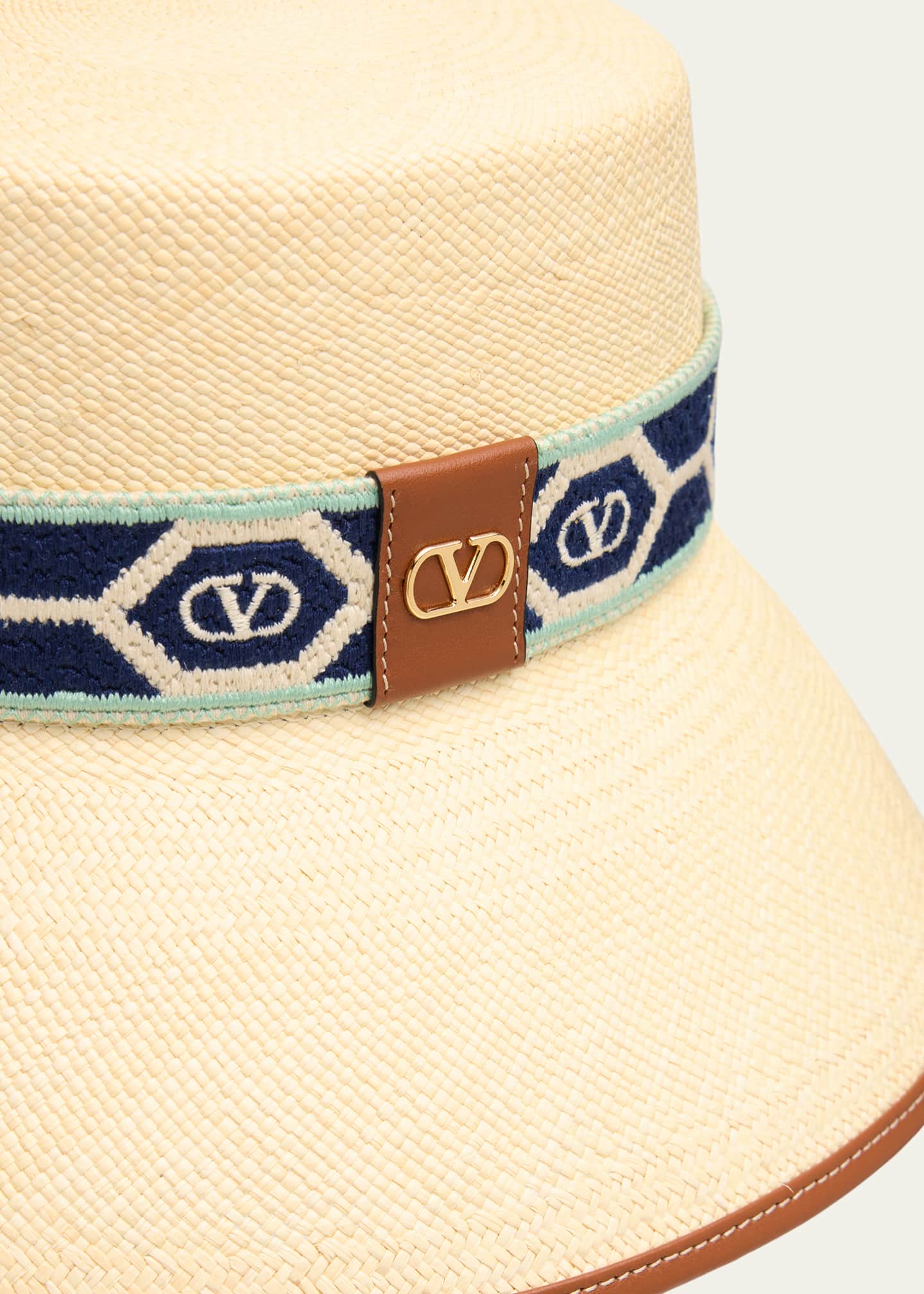 Valentino Garavani Antibes Straw Bucket Hat Image 2 of 2
