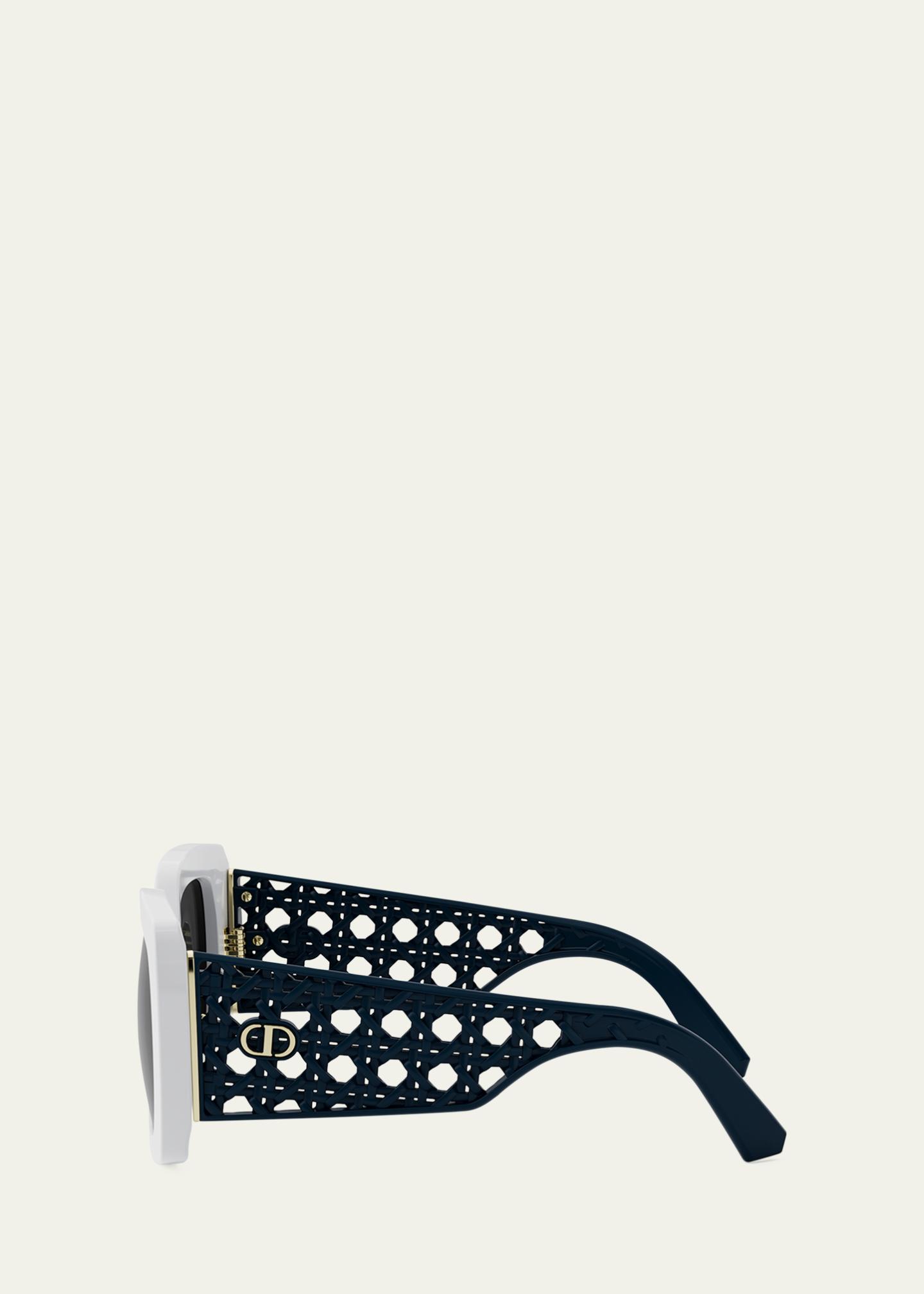 Dior VeryDior S1I Openwork Acetate Square Sunglasses - Bergdorf