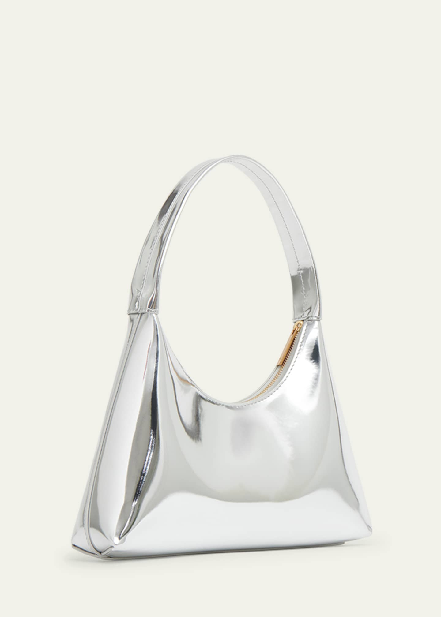Mansur Gavriel Candy Mini Metallic Leather Top-Handle Bag Image 2 of 2