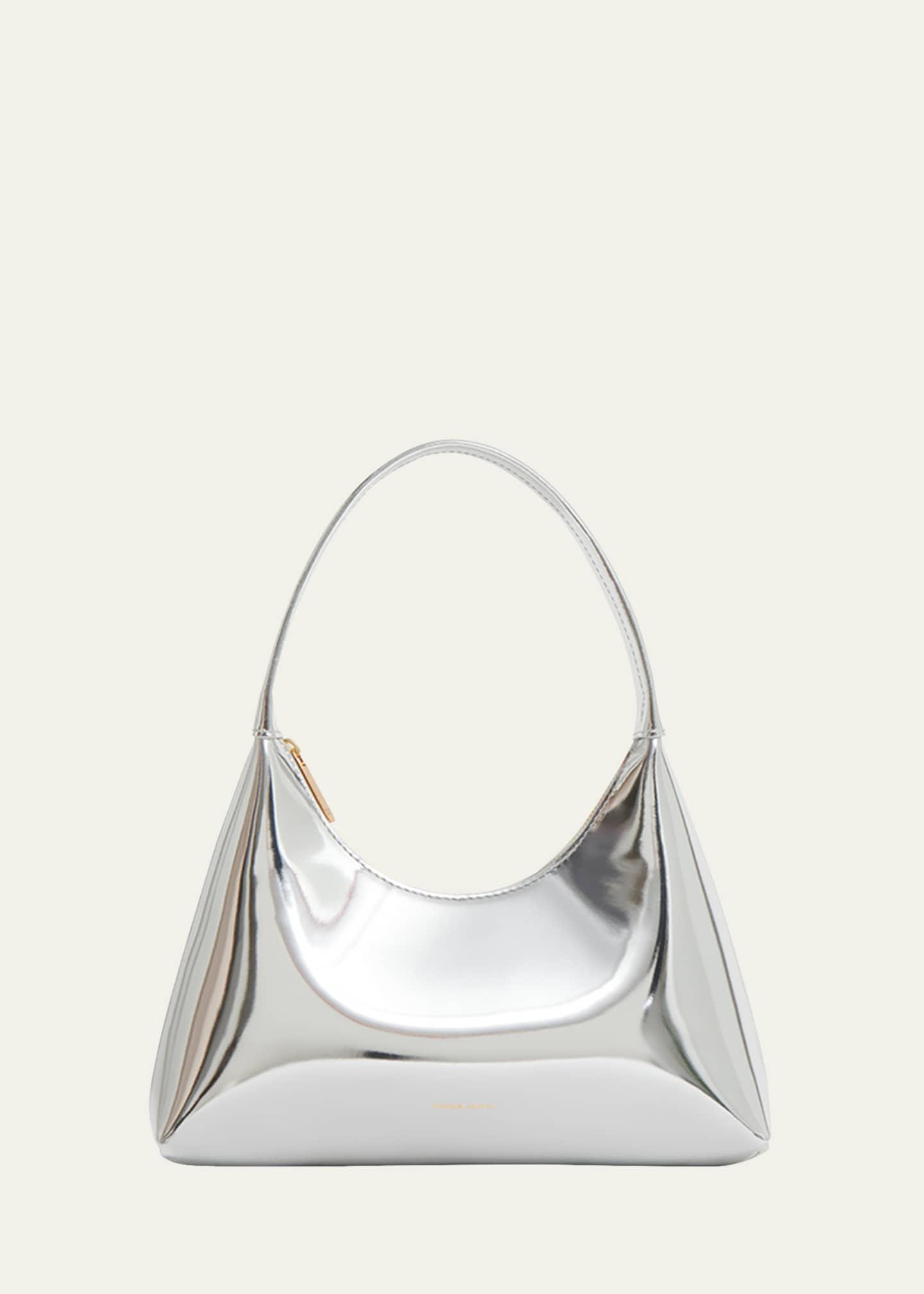 Mansur Gavriel Candy Mini Metallic Leather Top-Handle Bag Image 1 of 2