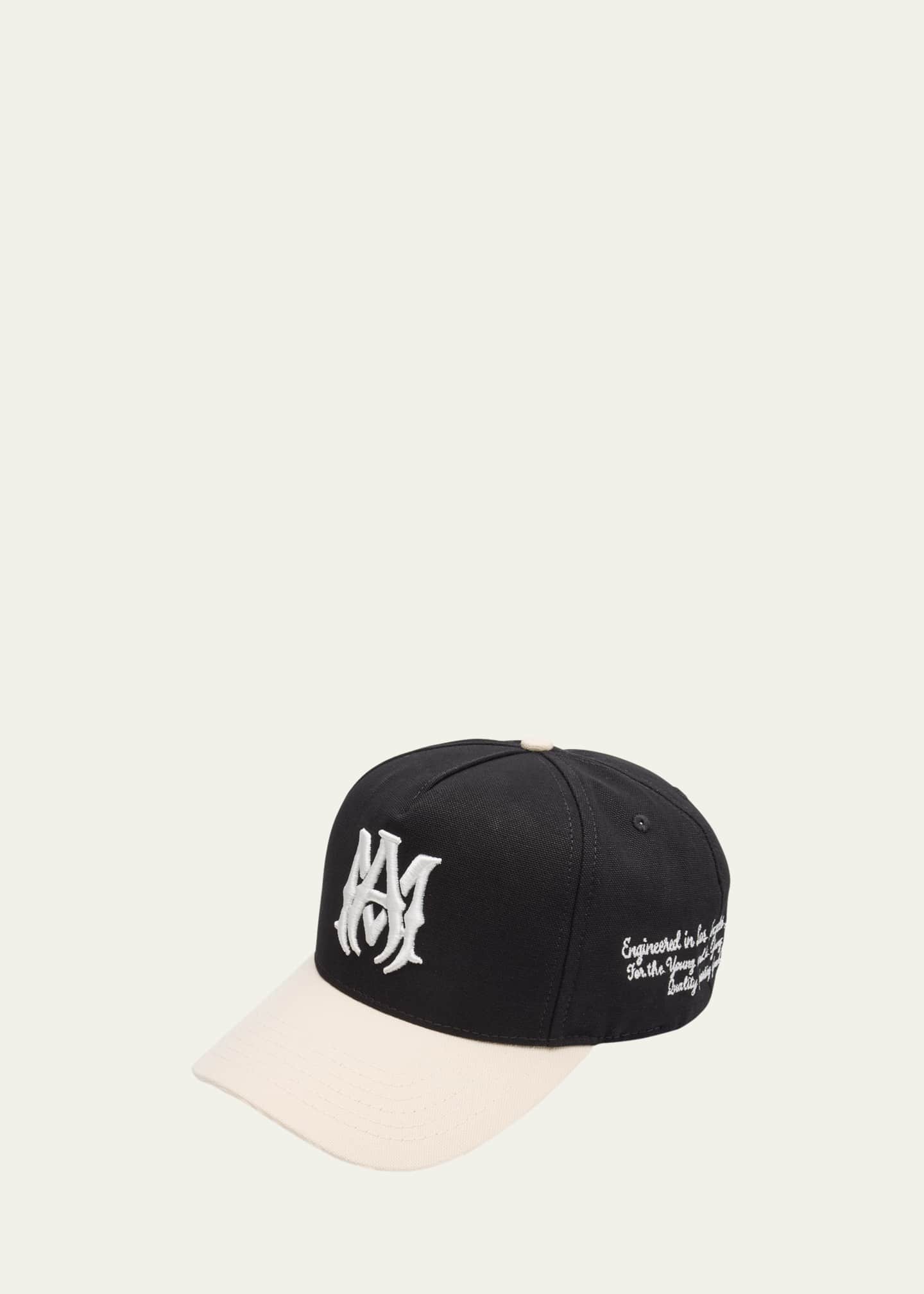 Amiri Men's MA Two-Tone Canvas Baseball Cap