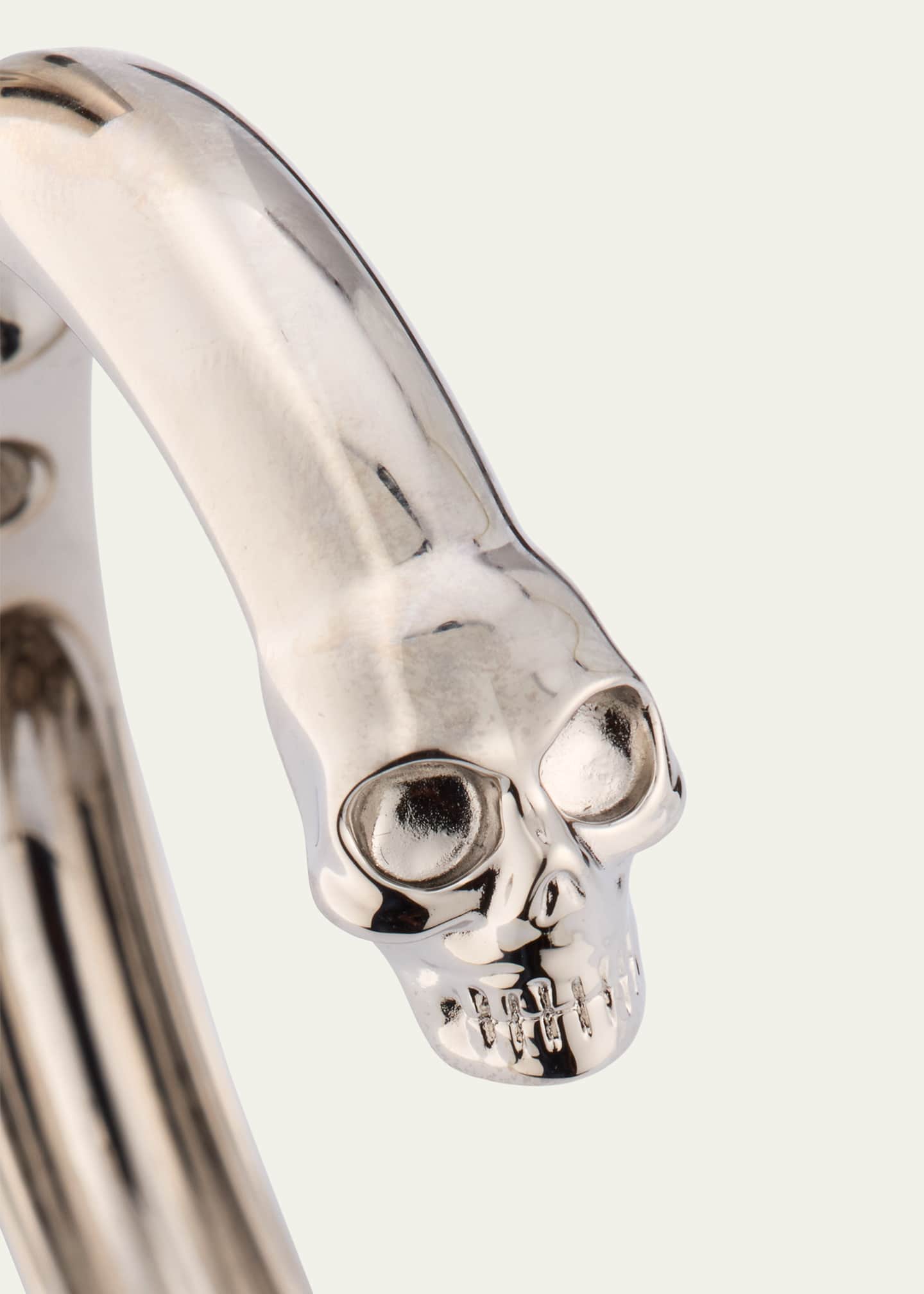 McQueen Sculptural Logo Cuff Bracelet Image 4 of 5