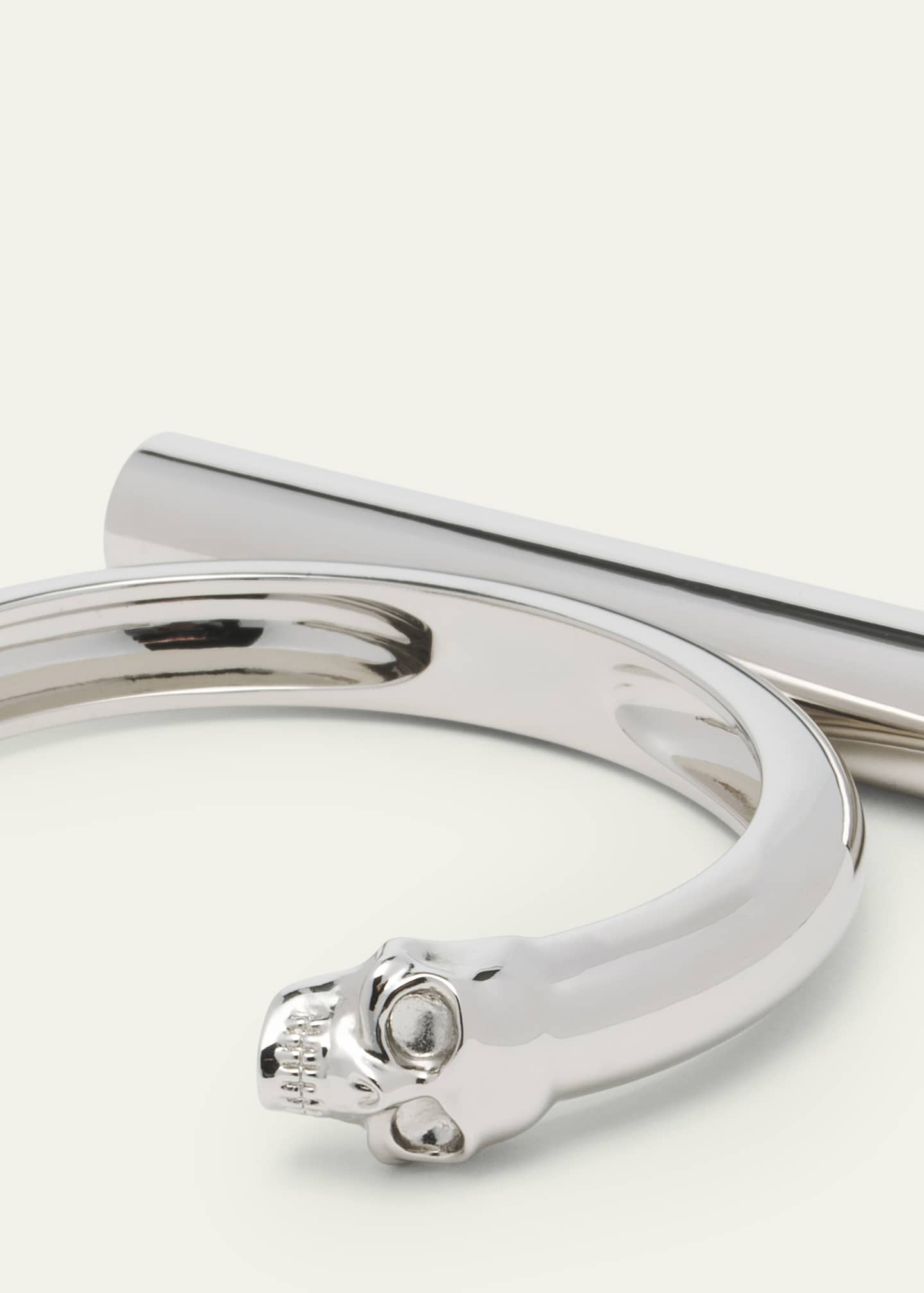 McQueen Sculptural Logo Cuff Bracelet Image 5 of 5