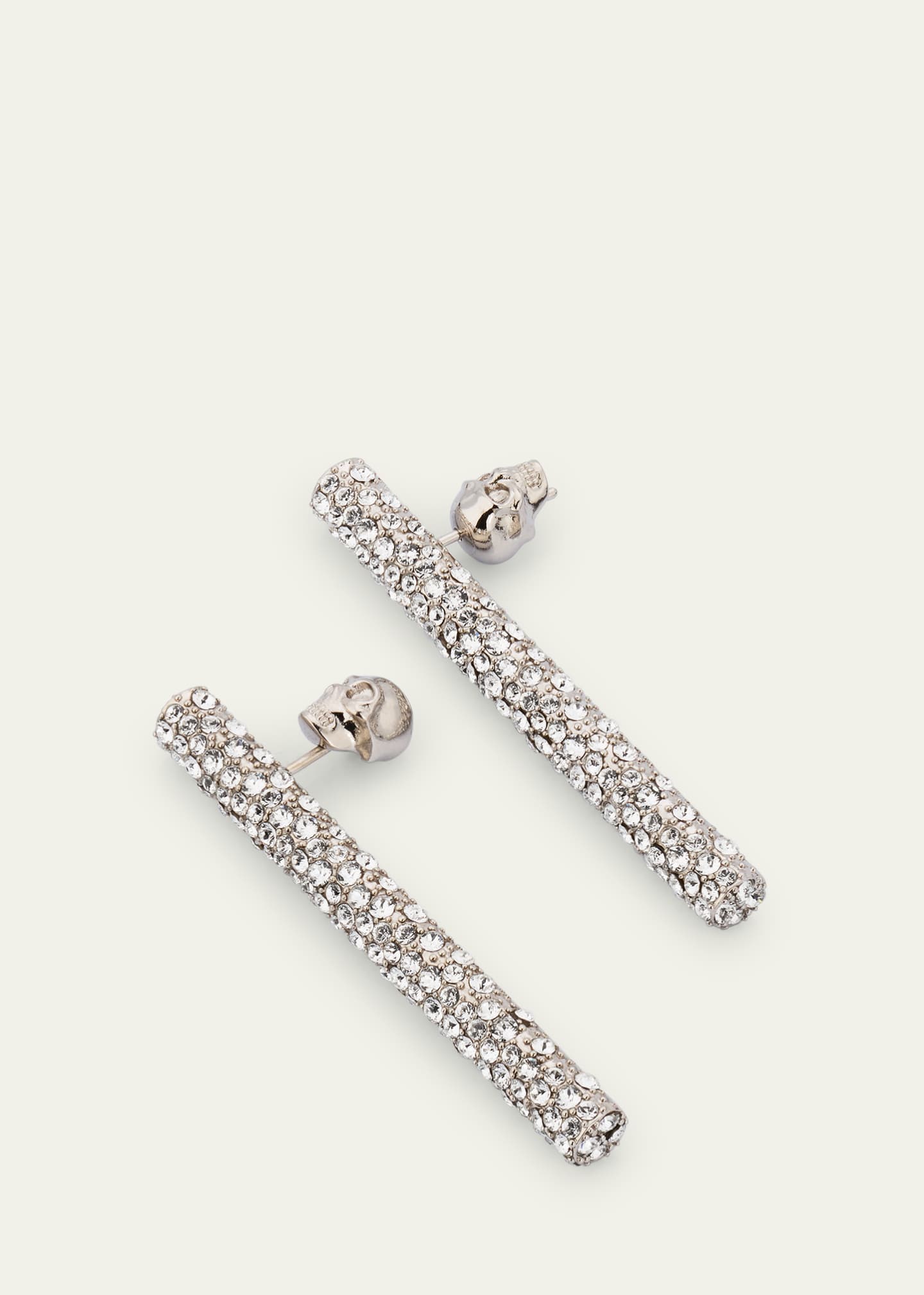 McQueen Crystal Long Earrings Image 3 of 4