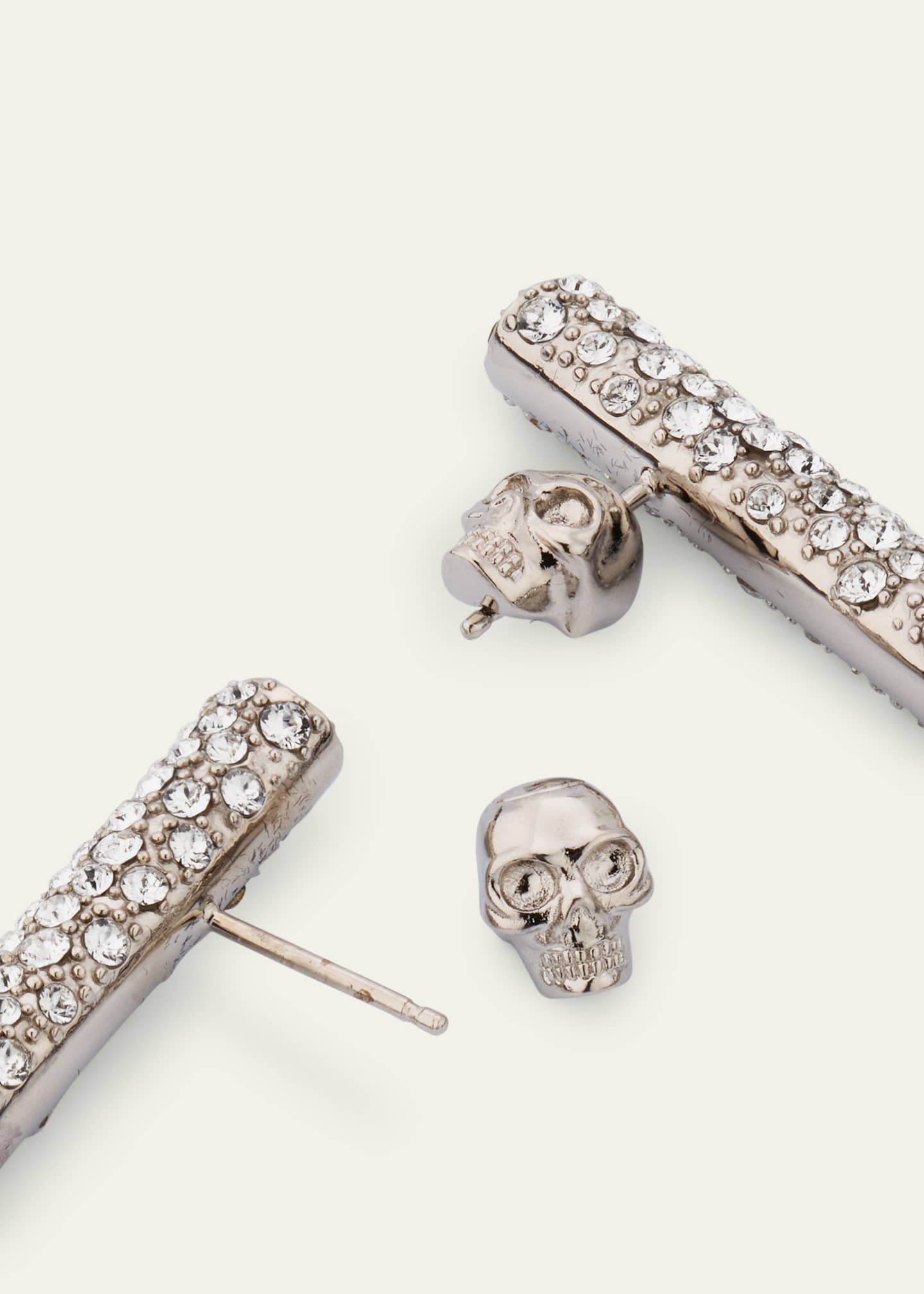 McQueen Crystal Long Earrings Image 4 of 4