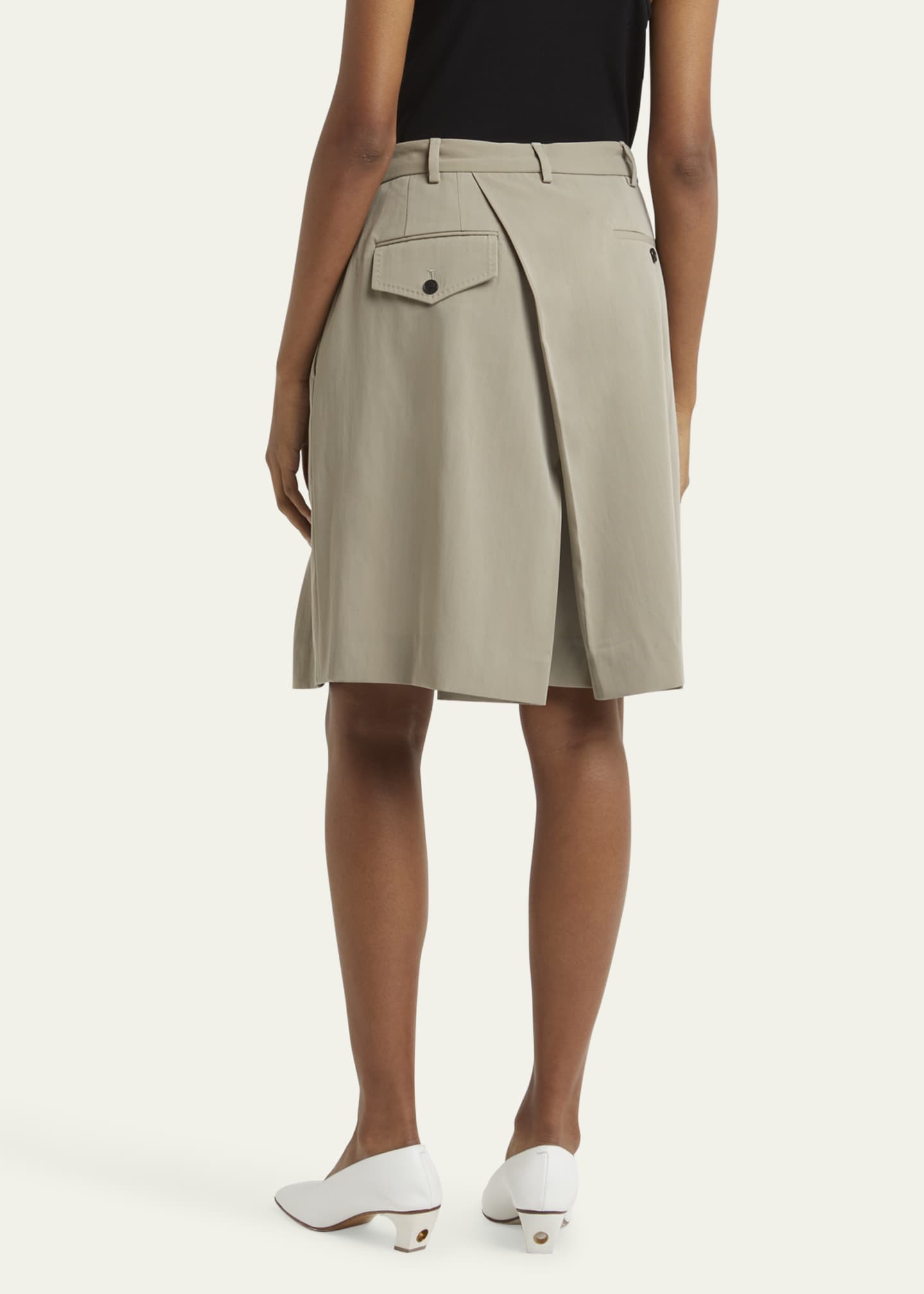 SETCHU Hakama Pleated Wool Shorts Image 3 of 5