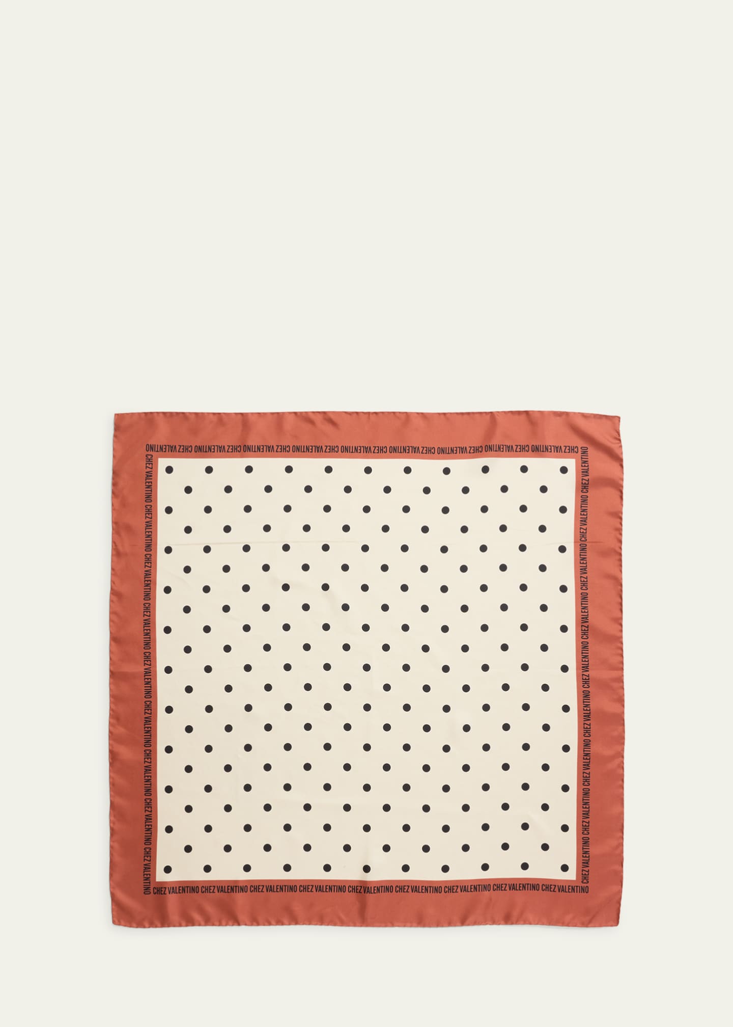 Valentino Garavani Polka Dot Silk Scarf Image 5 of 5