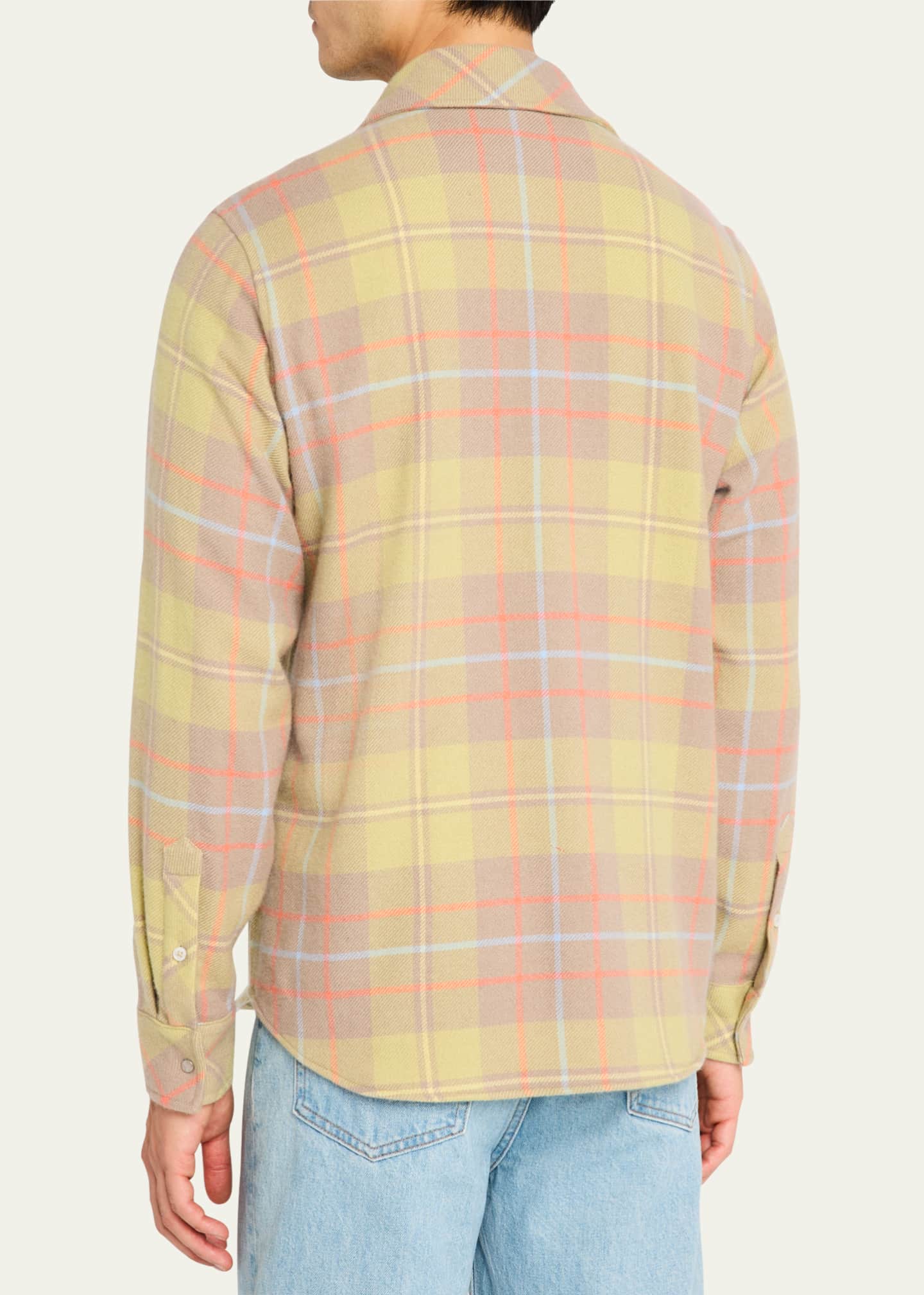 God's True Cashmere Men's Rose Quartz Sport Shirt Image 3 of 5