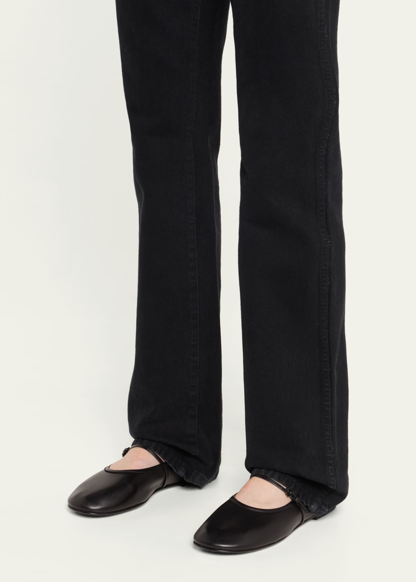 Dear Frances Winter Leather Mary Jane Ballerina Flats Image 2 of 6