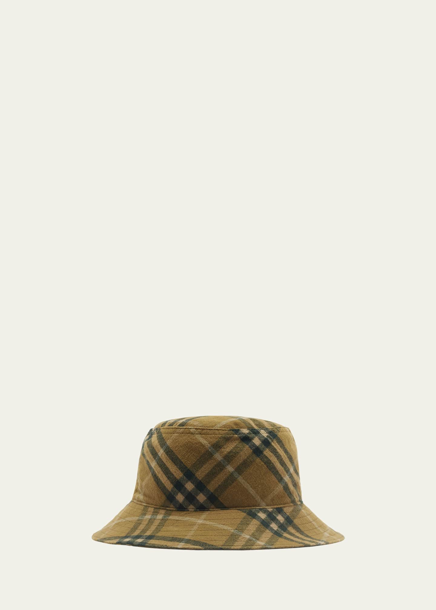 Burberry pattern bucket hat store