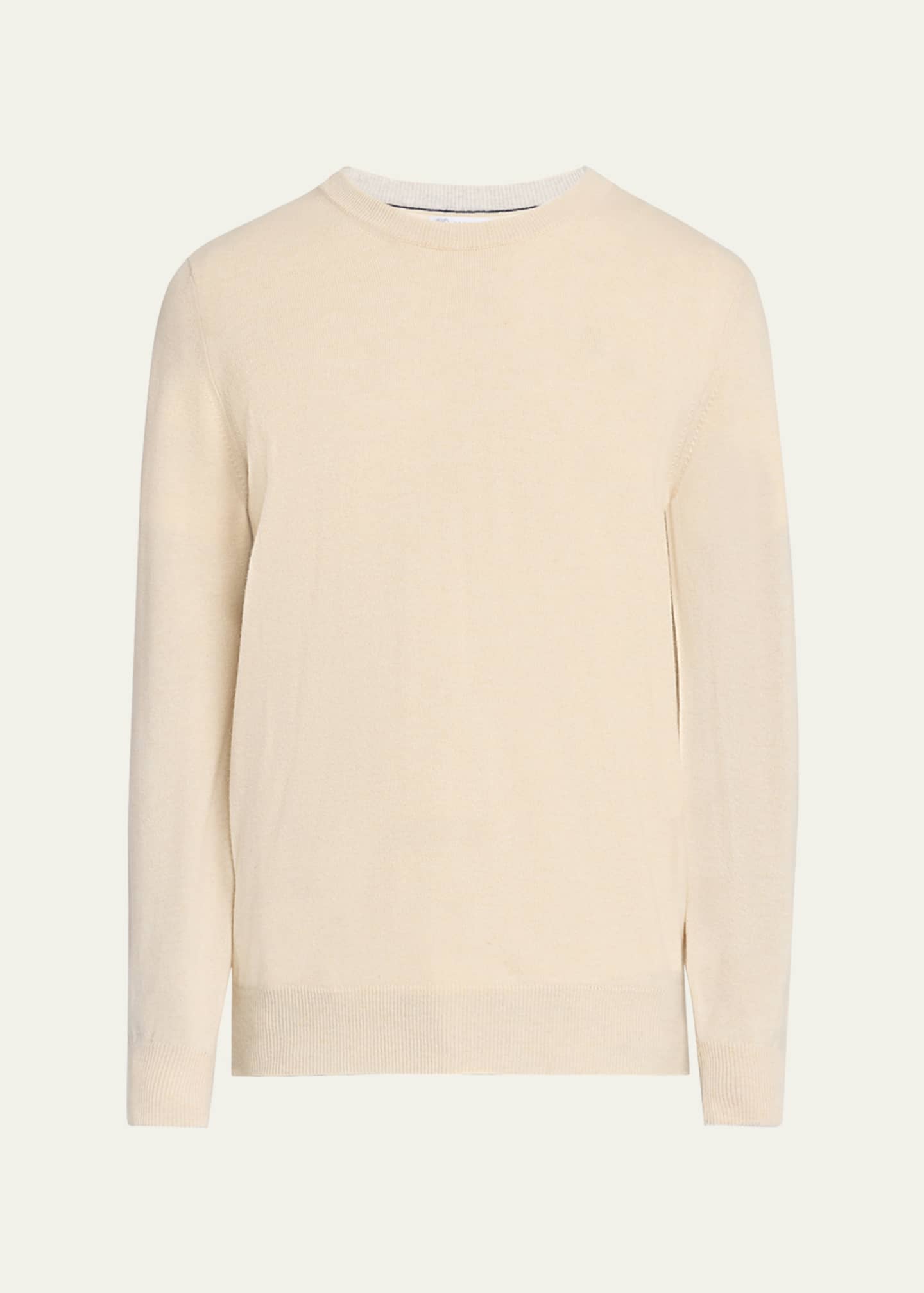Brunello Cucinelli Men's Cashmere Crewneck Sweater Image 1 of 5