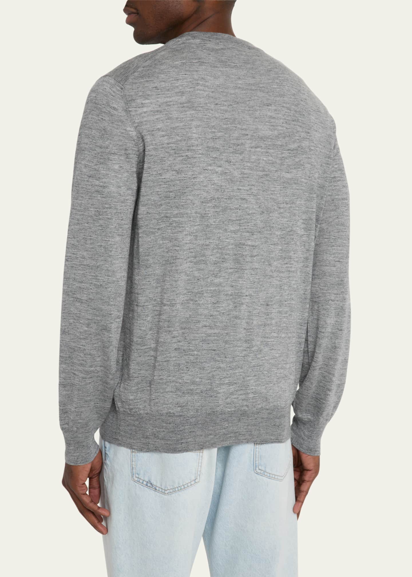 Brunello Cucinelli Men's Cashmere-Blend V-Neck Sweater - Bergdorf