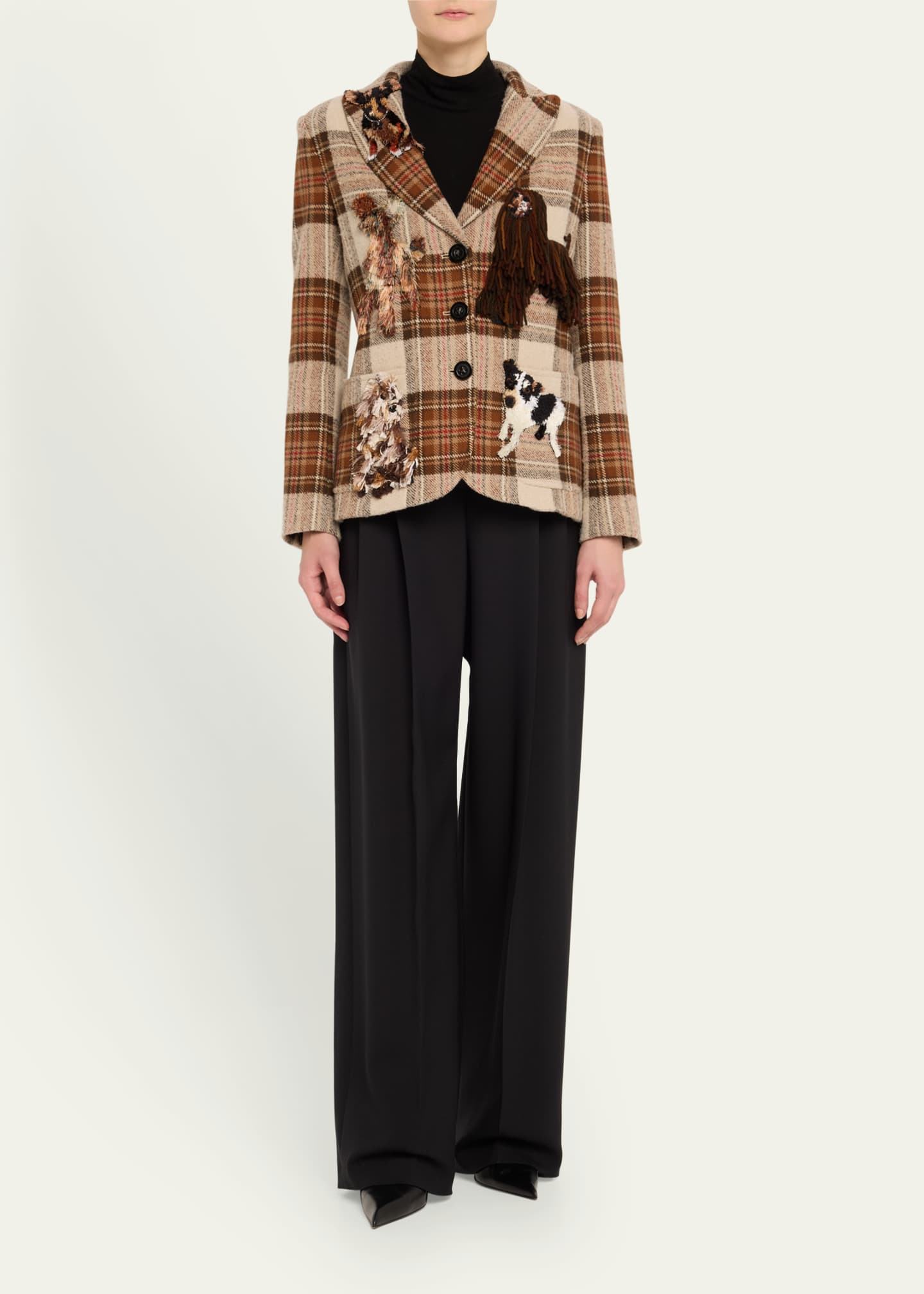Libertine Westminister Embroidered Single-Breasted Jacket Image 2 of 5