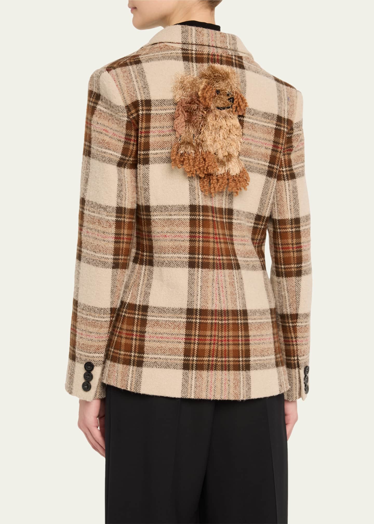 Libertine Westminister Embroidered Single-Breasted Jacket Image 3 of 5