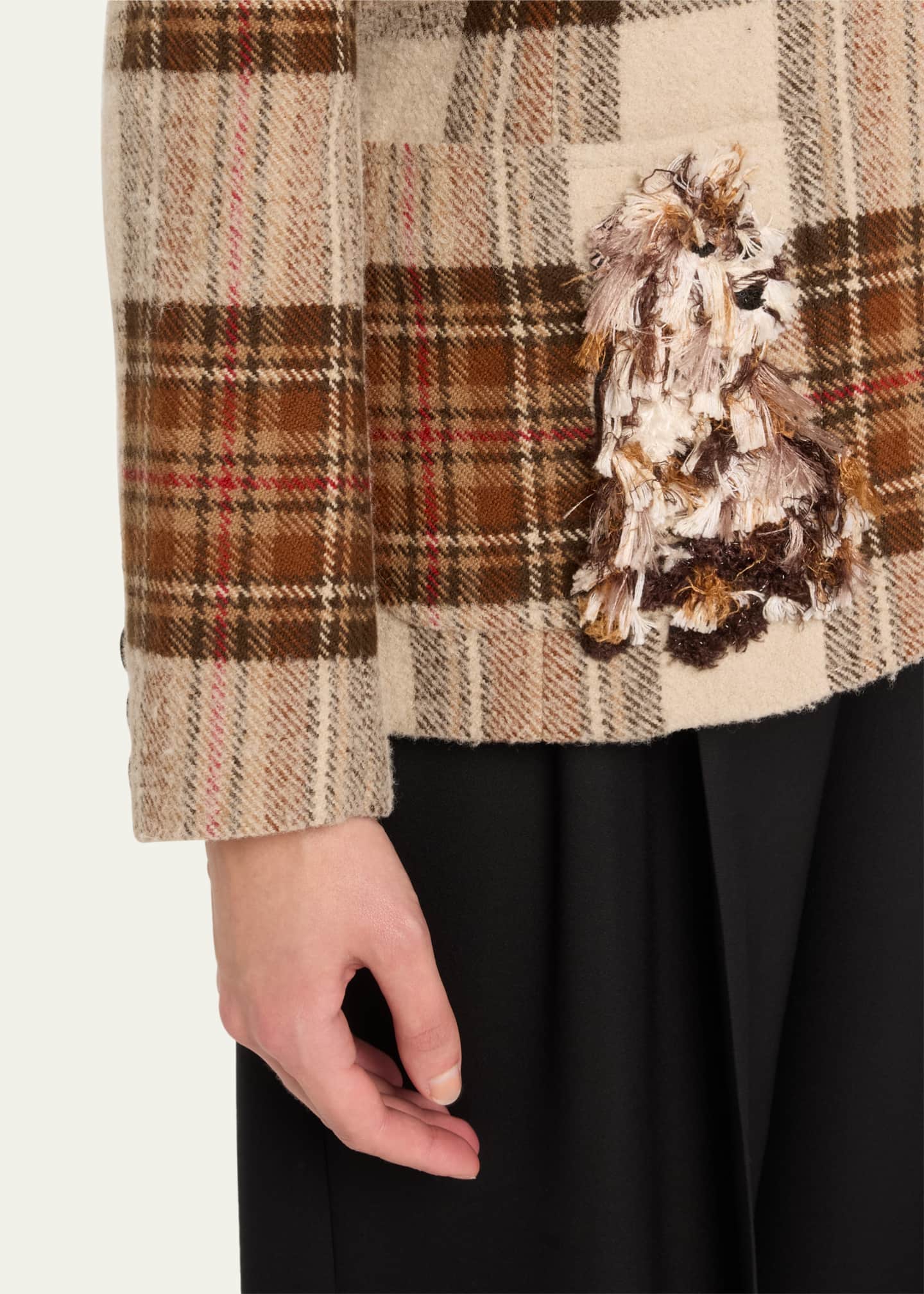 Libertine Westminister Embroidered Single-Breasted Jacket Image 5 of 5