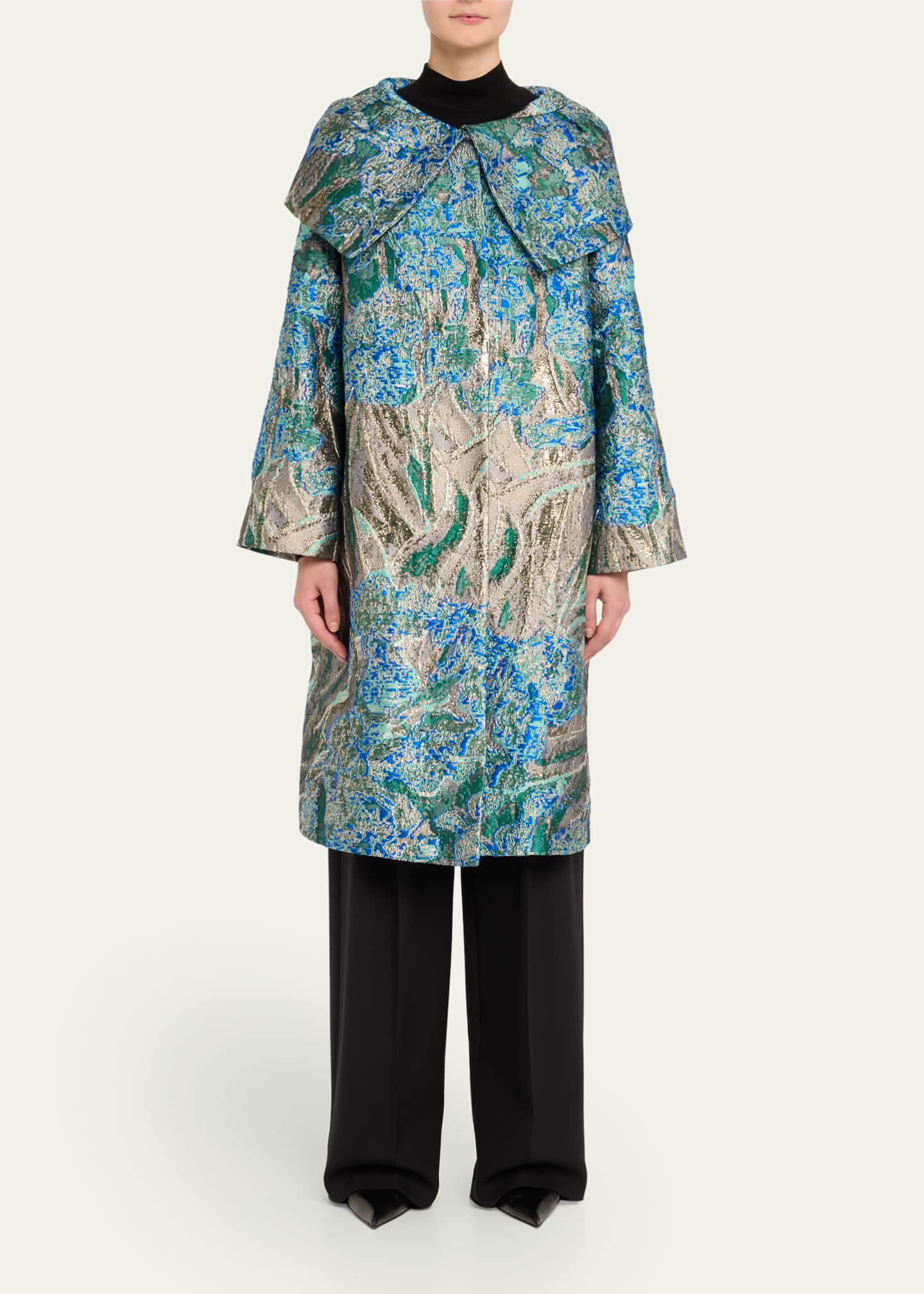 Libertine Anselm Jackie Metallic Opera Coat Image 2 of 5