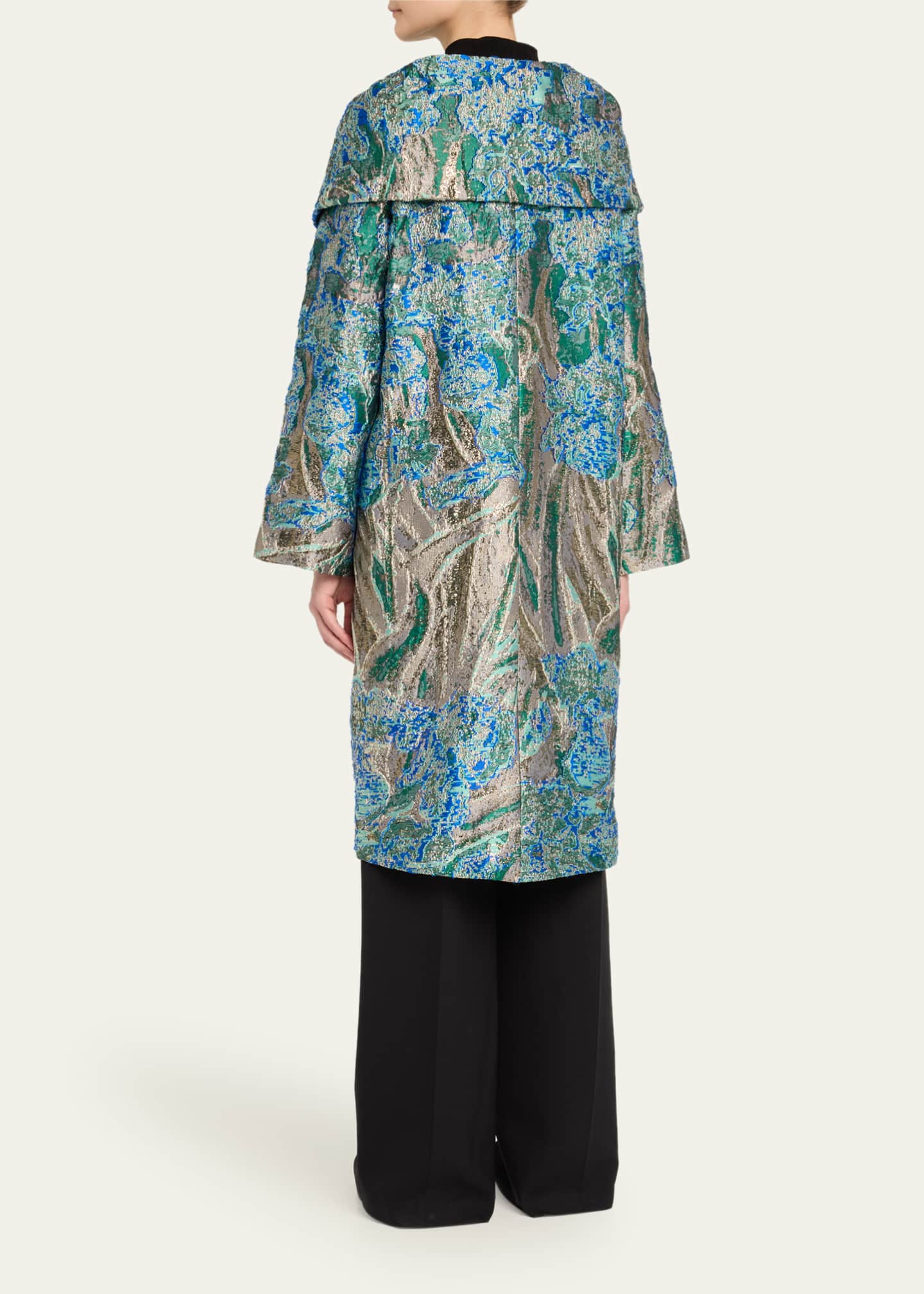 Libertine Anselm Jackie Metallic Opera Coat Image 3 of 5