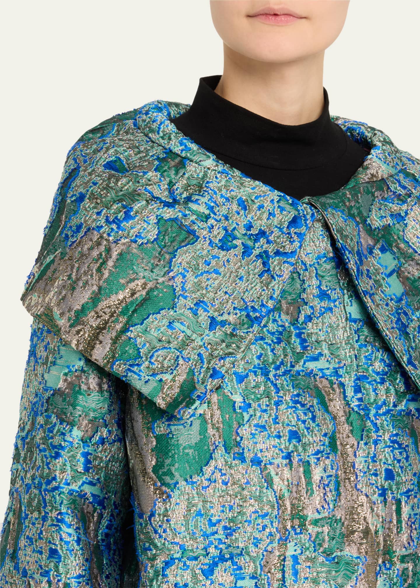 Libertine Anselm Jackie Metallic Opera Coat Image 5 of 5